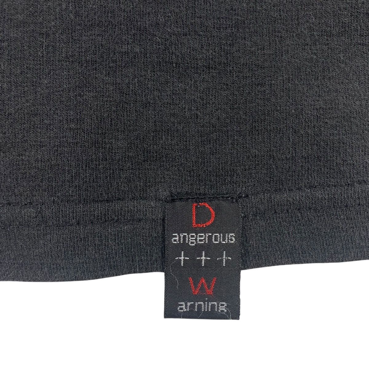 Japanese Brand DANGEROUS WARNING punk zipper long sleeve tee Size US L / EU 52-54 / 3 - 9 Thumbnail