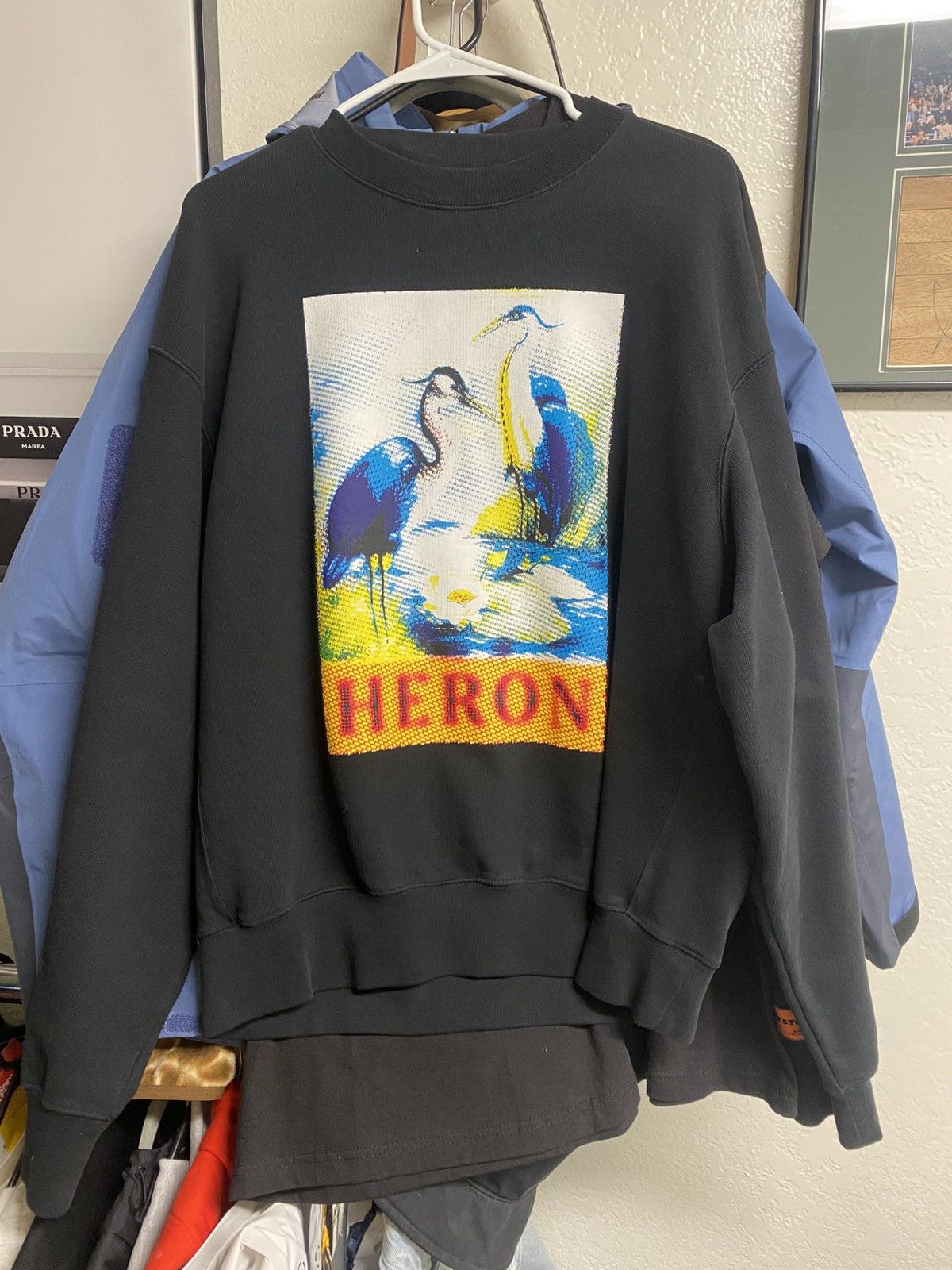 Heron Preston Heron Preston Halftone Heron Crewneck Sweatshirt Size US L / EU 52-54 / 3 - 1 Thumbnail