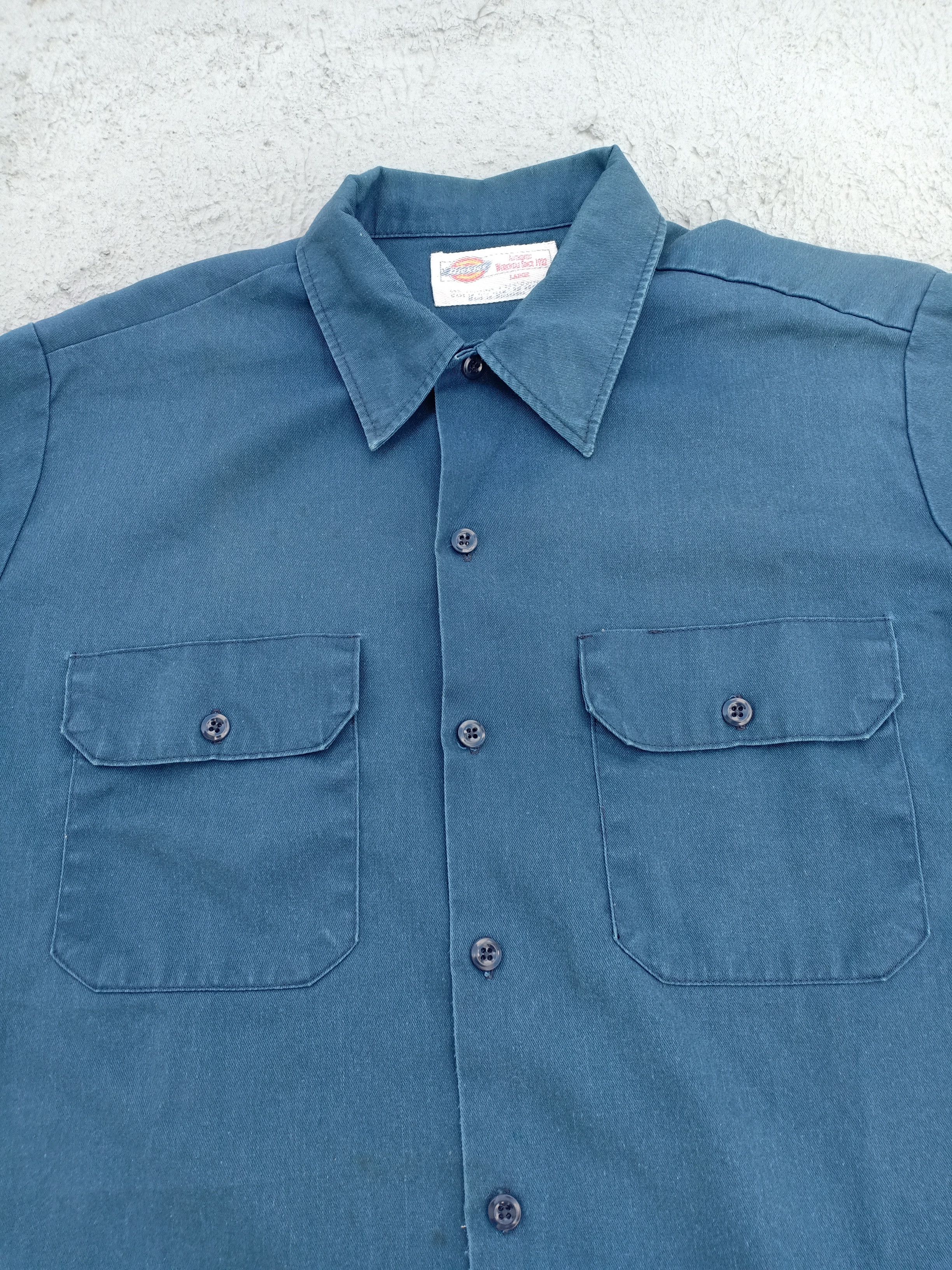 Dickies DICKIES button ups workwear shirt Size US L / EU 52-54 / 3 - 4 Thumbnail