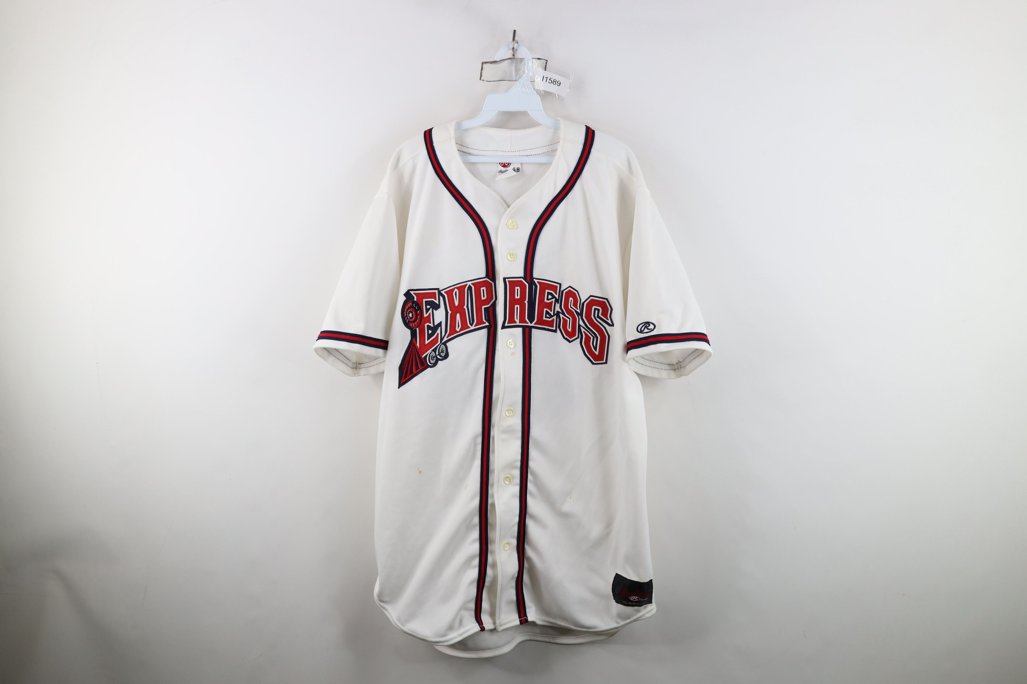Vintage Minor League Baseball Round Rock Express Baseball Jersey Size US XXL / EU 58 / 5 - 1 Thumbnail