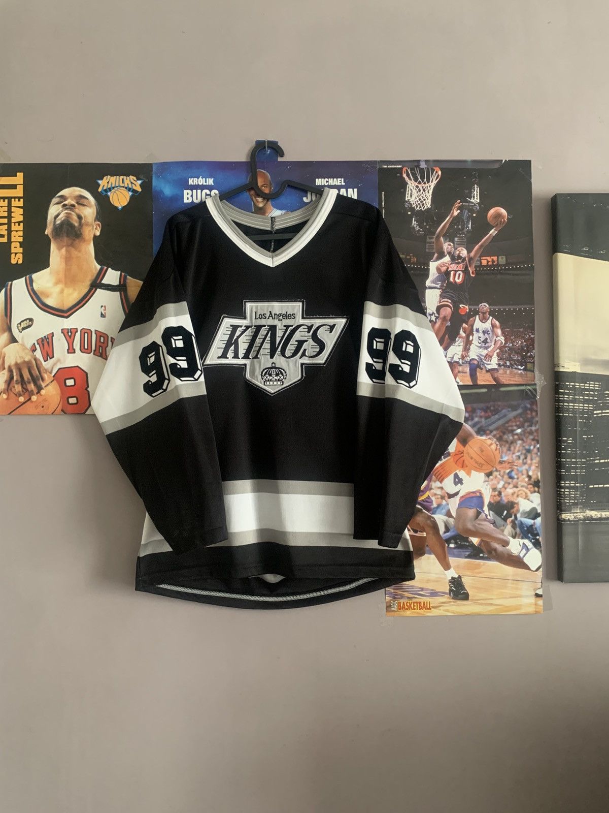 90s CCM NHL Los Angeles Kings #99 Wayne Gretzky Jersey