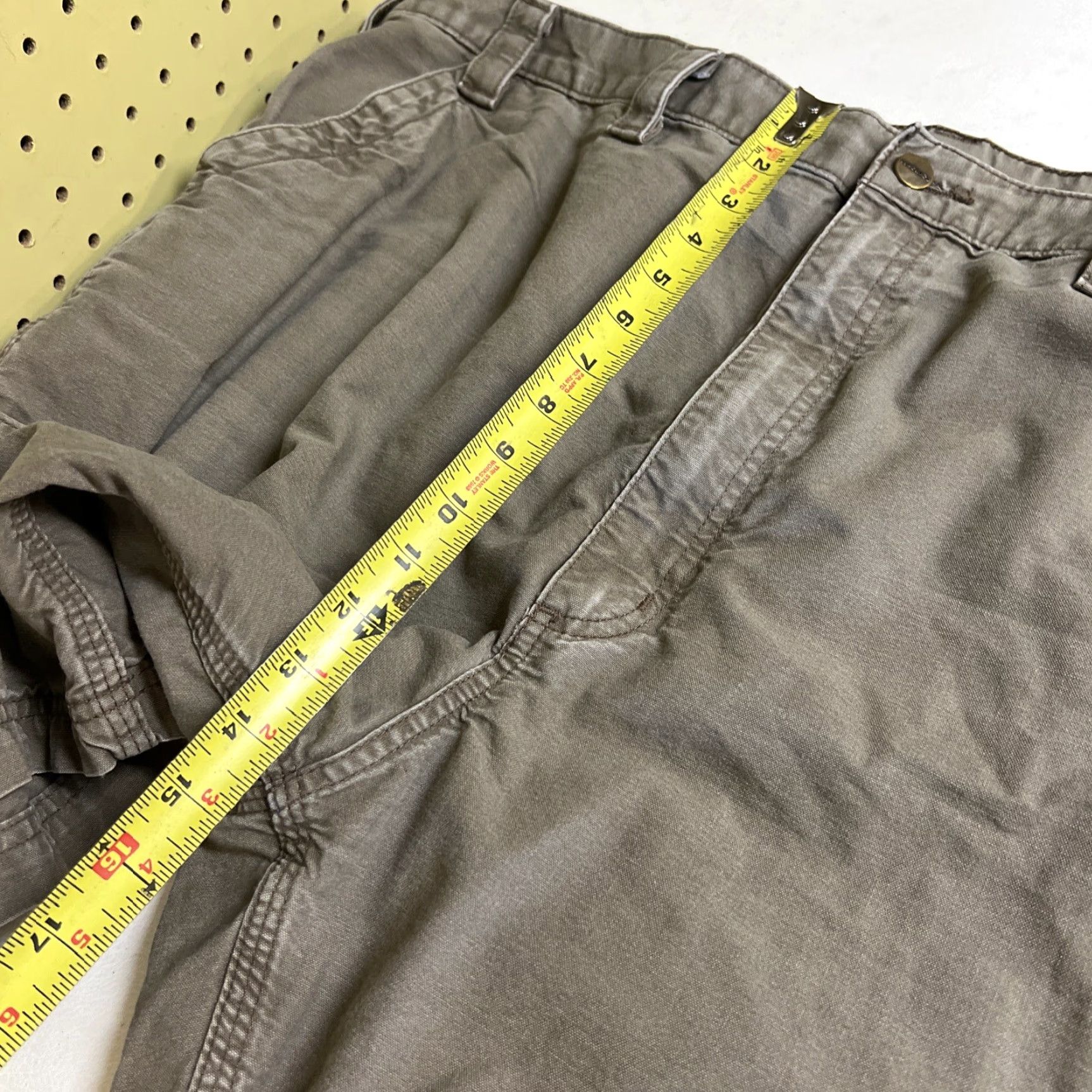 Carhartt Carhartt Shorts Cargo Workwear Mens Size 48 Brown Original Fit 10in Inseam Canvas Cotton Pockets Logo Front Flat Front Size US 32 / EU 48 - 6 Thumbnail