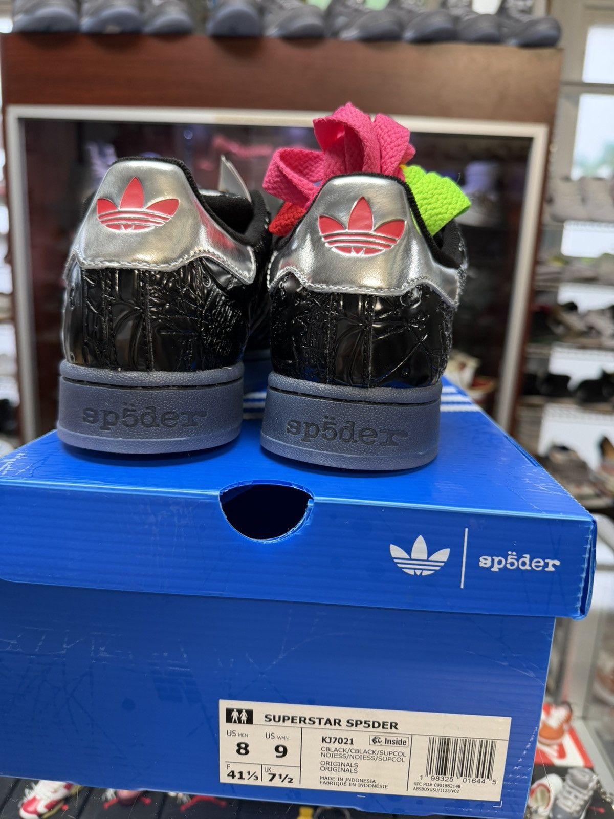 Sp5der Adidas Superstar X Sp5der (Black) Size US 8 / EU 41 - 5 Thumbnail