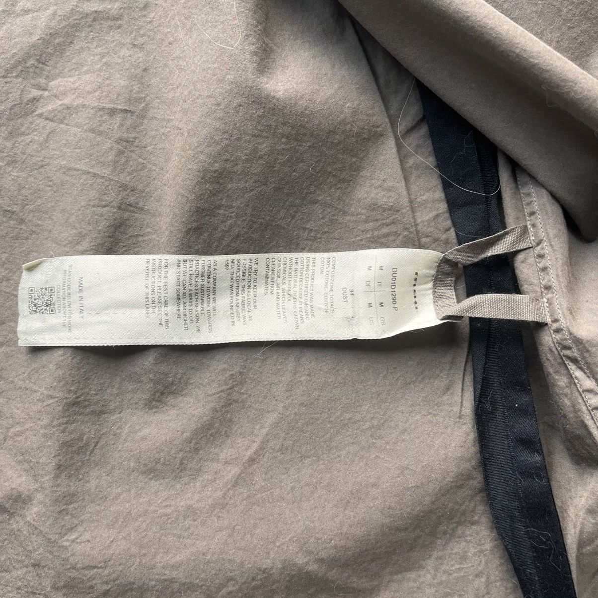 Rick Owens Drkshdw Rick Owens Drkshdw Super Oversized Dust Shirt Size US M / EU 48-50 / 2 - 7 Thumbnail