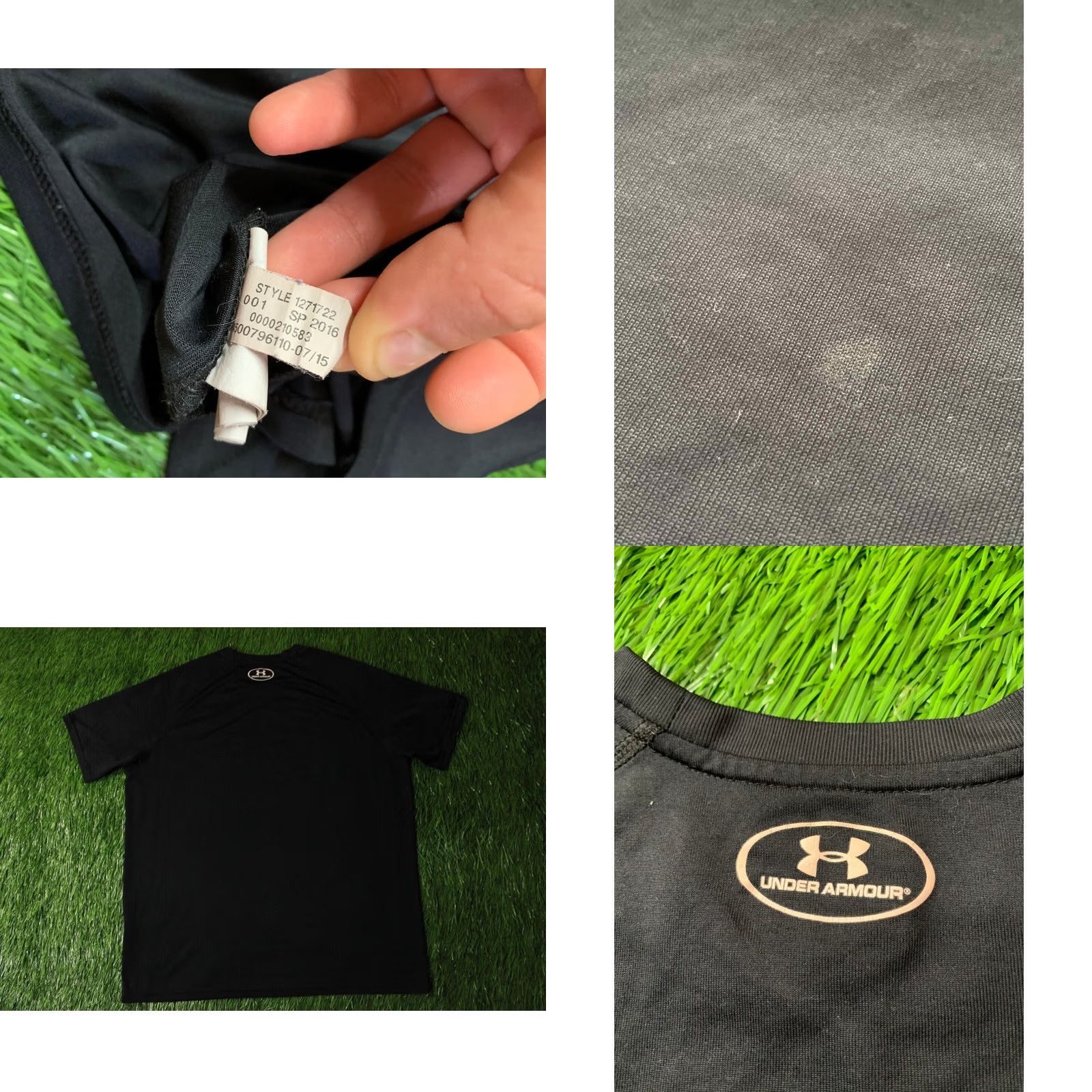 Under Armour UNDER ARMOUR HEATGEAR TRAINING COMPRESSION SHIRT JERSEY TEE L BLACK Size US L / EU 52-54 / 3 - 8 Thumbnail