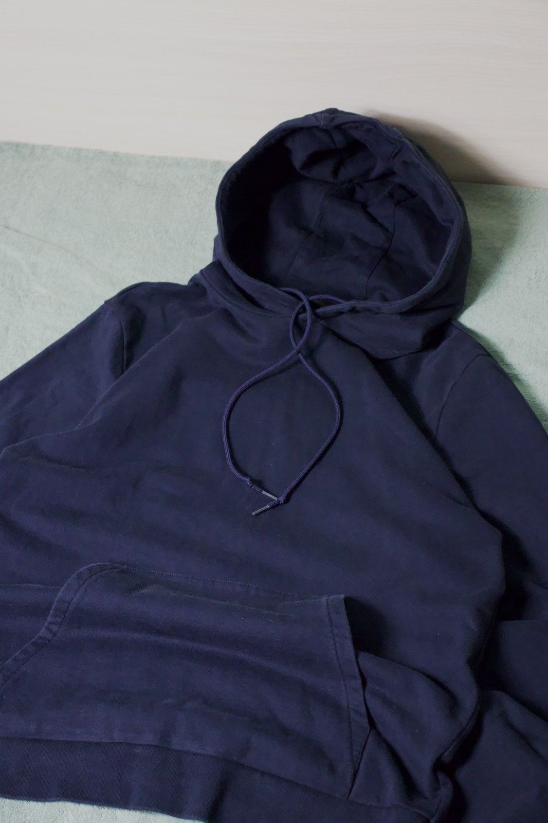Prada Prada Luxury Black Tab Dark Blue Hoodie Rare Piece Size US XL / EU 56 / 4 - 6 Thumbnail