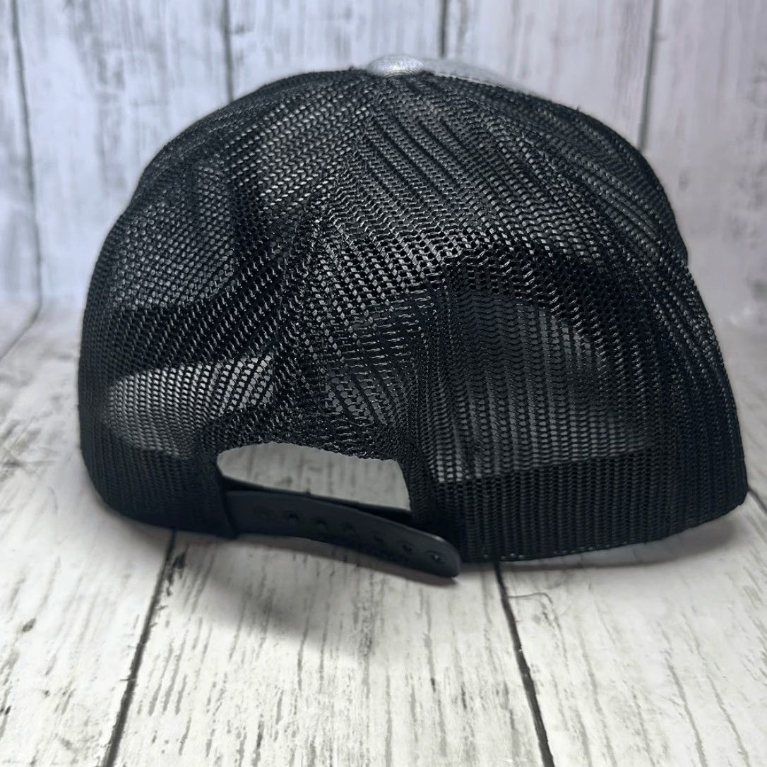 Vintage **RACING ADJUSTABLE ORIGINAL RICHARDSON 112 TRUCKER HAT GRAY BLACK** User: **ORIGINAL RICHARDSON 112 RACING ADJUSTABLE TRUCKER HAT GRAY BLACK** Size ONE SIZE - 5 Thumbnail