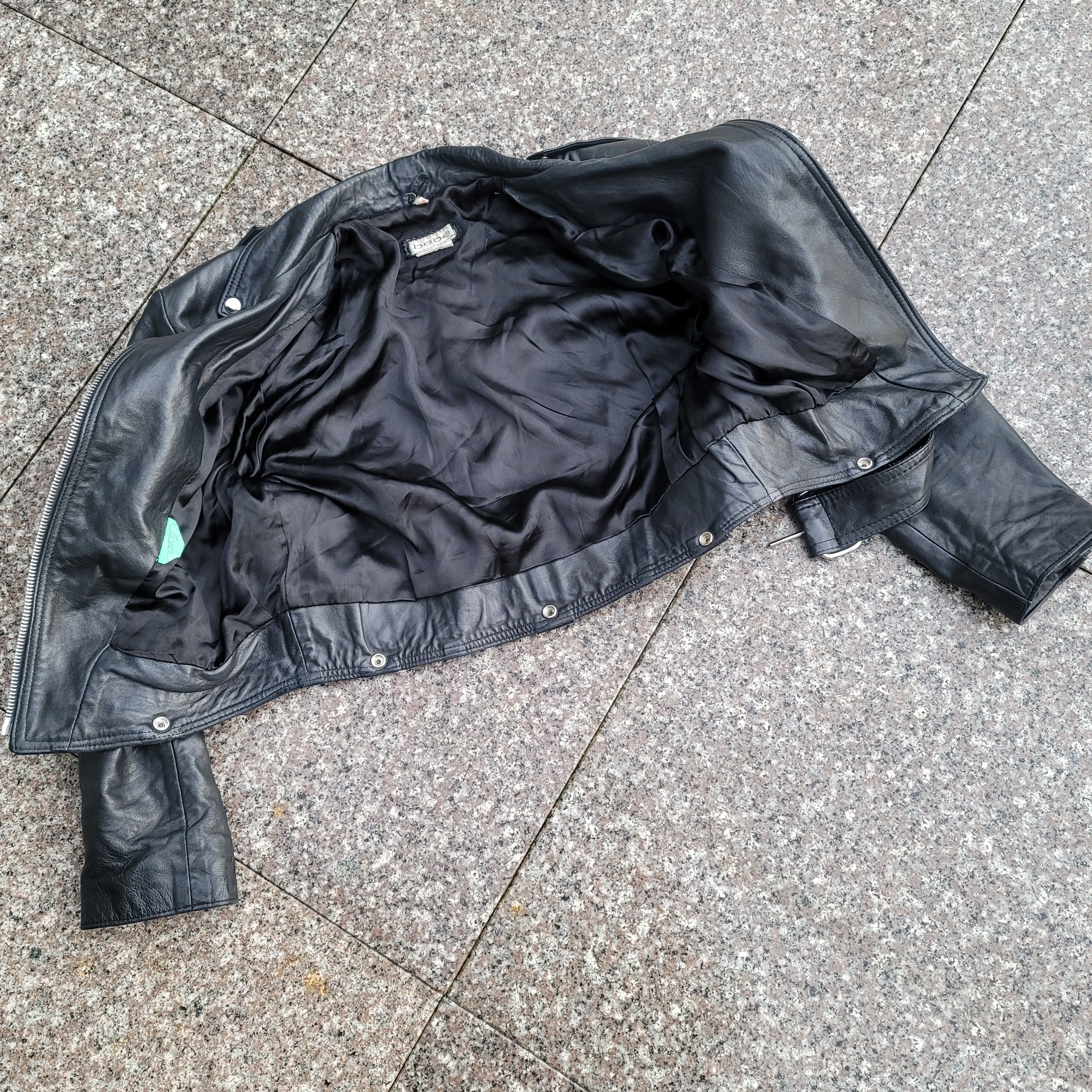 Bebe Vintage BEBE leather motorcycle jacket Size S / US 4 / IT 40 - 11 Thumbnail