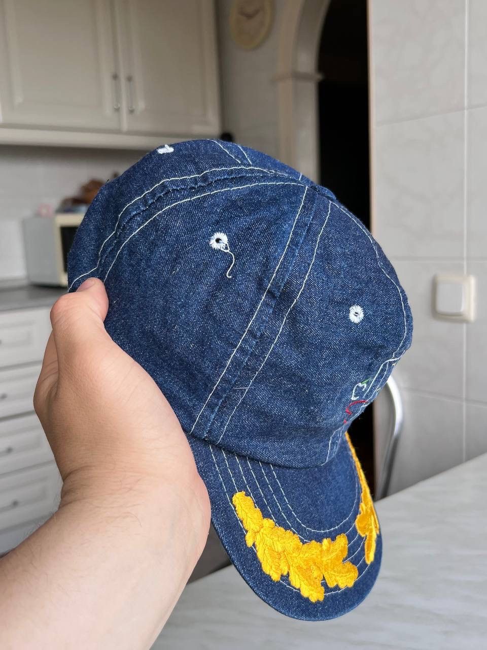 Apple 90s Vintage Apple Computers Picasso Macintosh Logo Cap Denim Size ONE SIZE - 3 Thumbnail