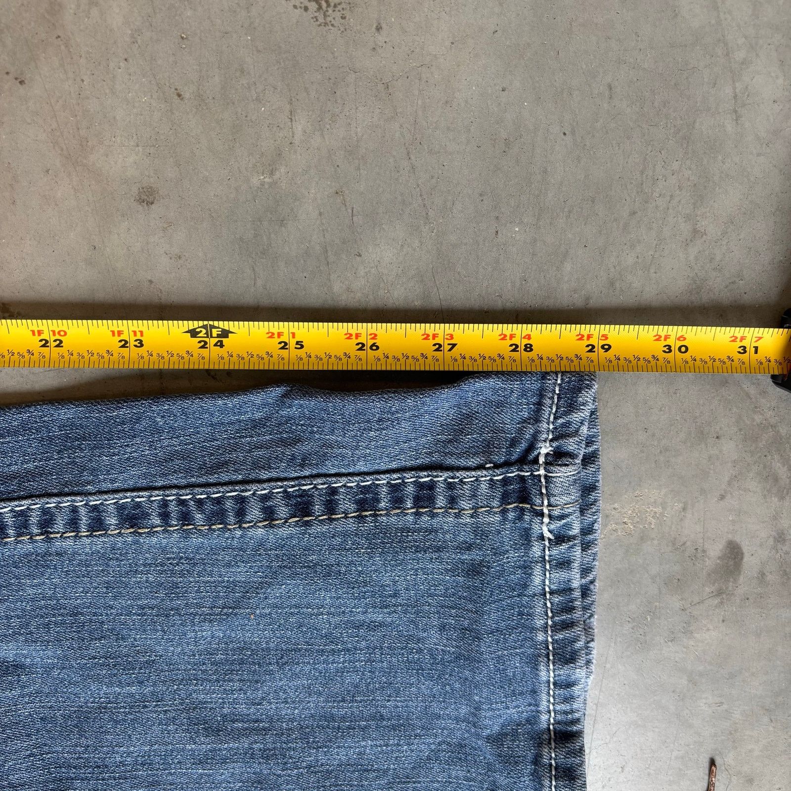 Vintage Vintage faded washed bootcut jeans Size US 28 / EU 44 - 3 Thumbnail
