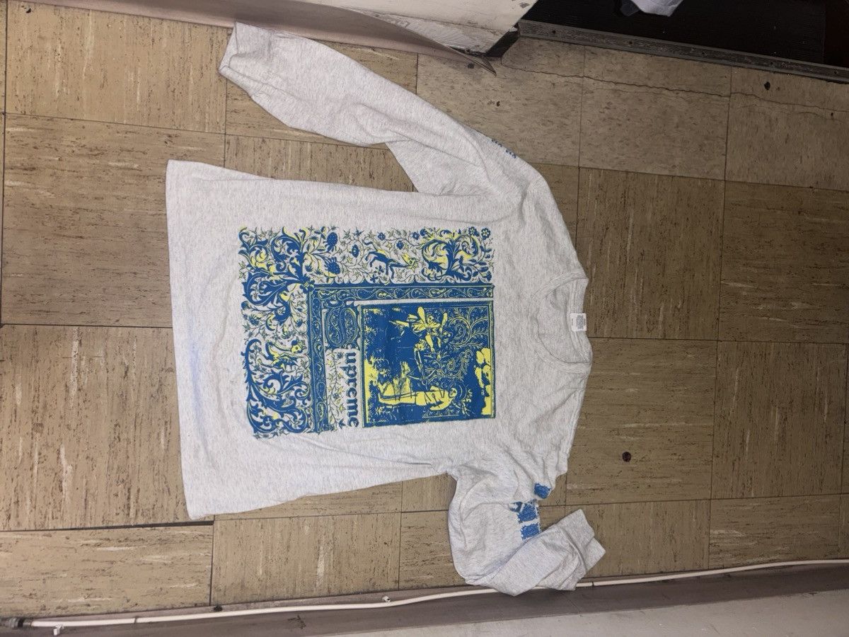 Supreme Supreme Saint Sebastian Long-Sleeve Tee 'Ash Grey' Size US M / EU 48-50 / 2 - 1 Thumbnail
