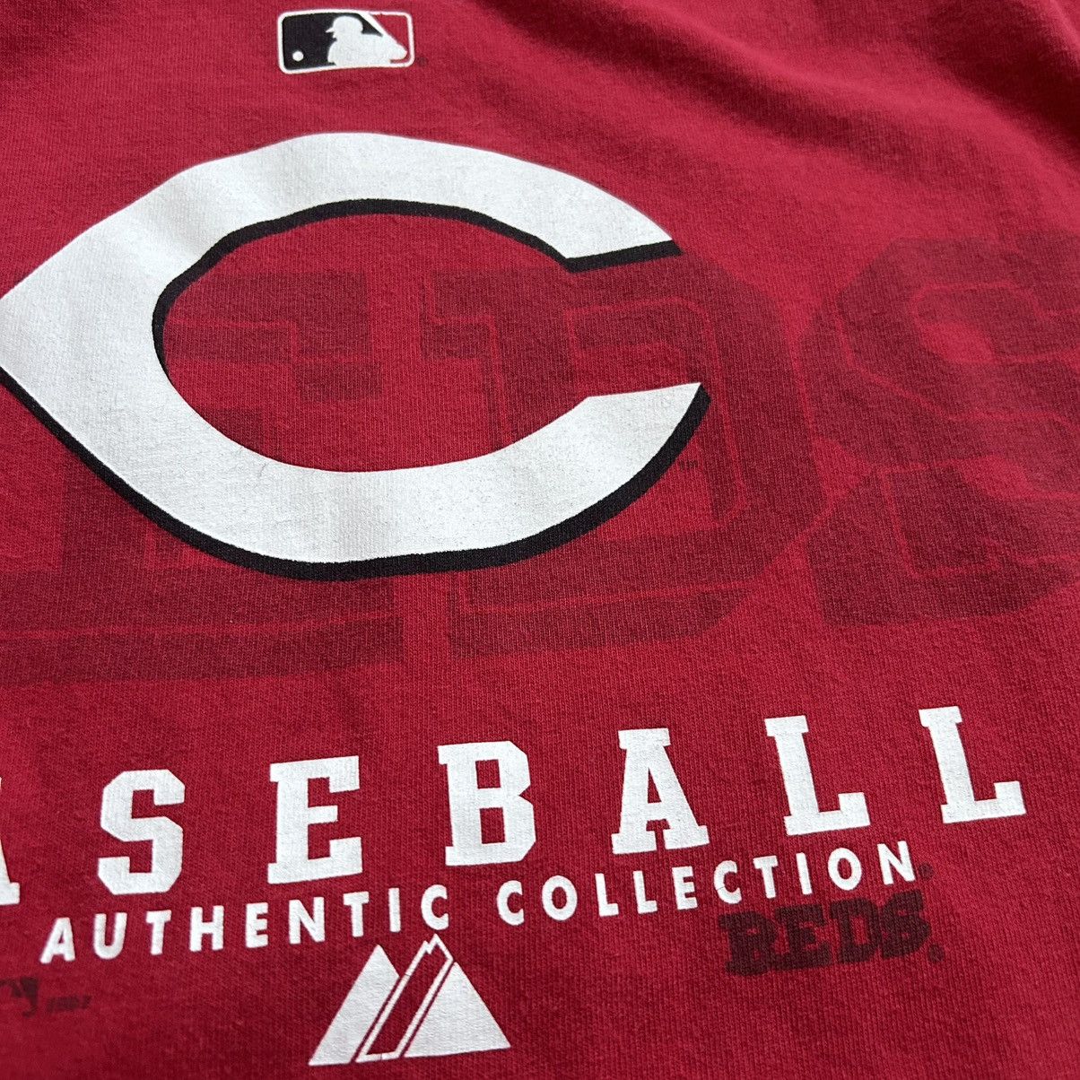 Majestic 2007 CiNCiNNATi REDS HEAVYWEiGHT MAJESTiC ATHLETiC TEE Size US XL / EU 56 / 4 - 10 Thumbnail