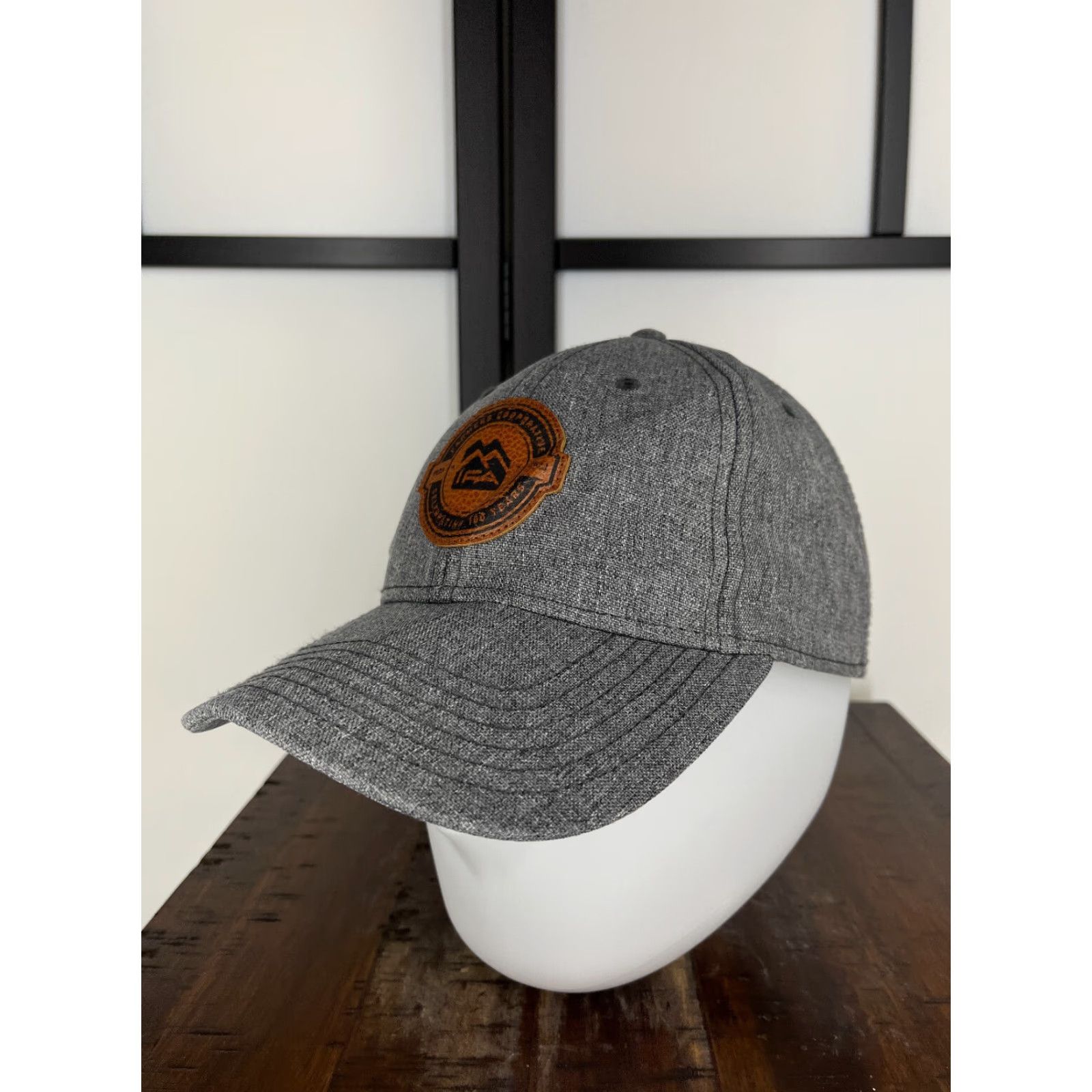 Vintage Otto IFA 100 years Hat Cap Strap Back Adult OS Gray 100% Poly Farmers Cooperative Baseball Cap Size ONE SIZE - 4 Thumbnail