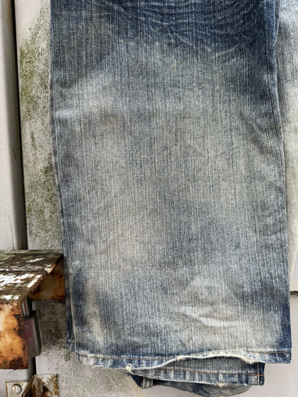 Vintage 👹Vintage Circum Embroidery Patchwork Baggy Jeans Size US 33 - 11 Thumbnail