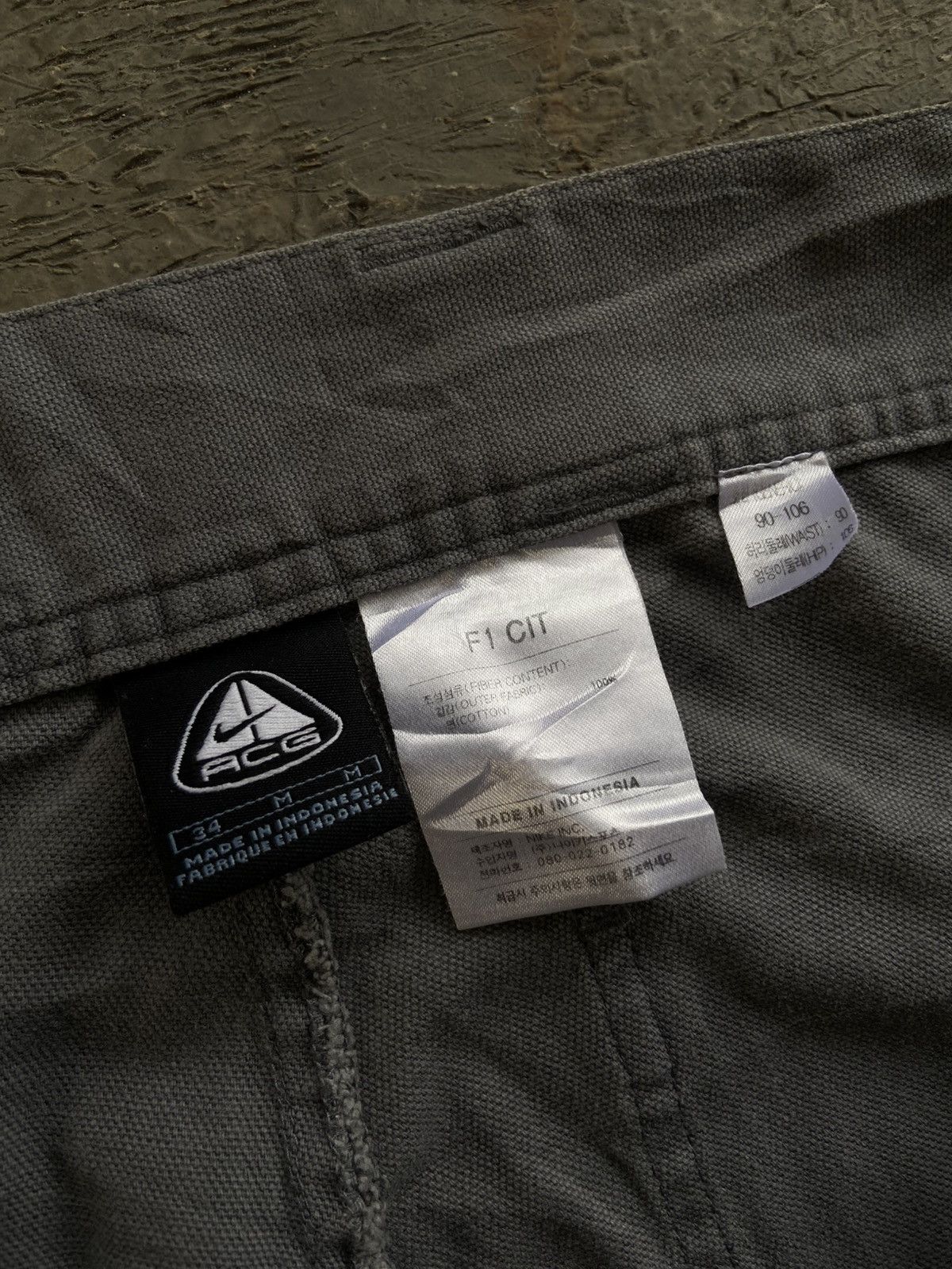 Nike ACG 1990s Nike ACG - Double Knee Button Fly Outdoor Pants Size US 34 / EU 50 - 6 Thumbnail