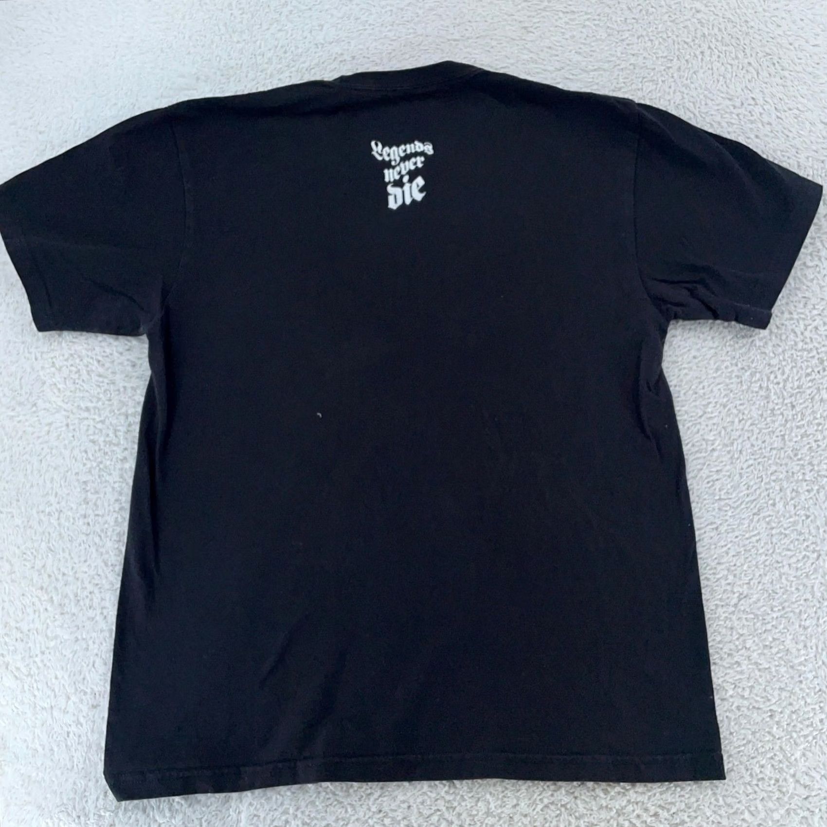 Vintage Juice Wrld Legends Never Die Shirt Mens M Black Graphic Tee Hip Hop Music Crew Neck Short Sleeve Size US M / EU 48-50 / 2 - 3 Thumbnail