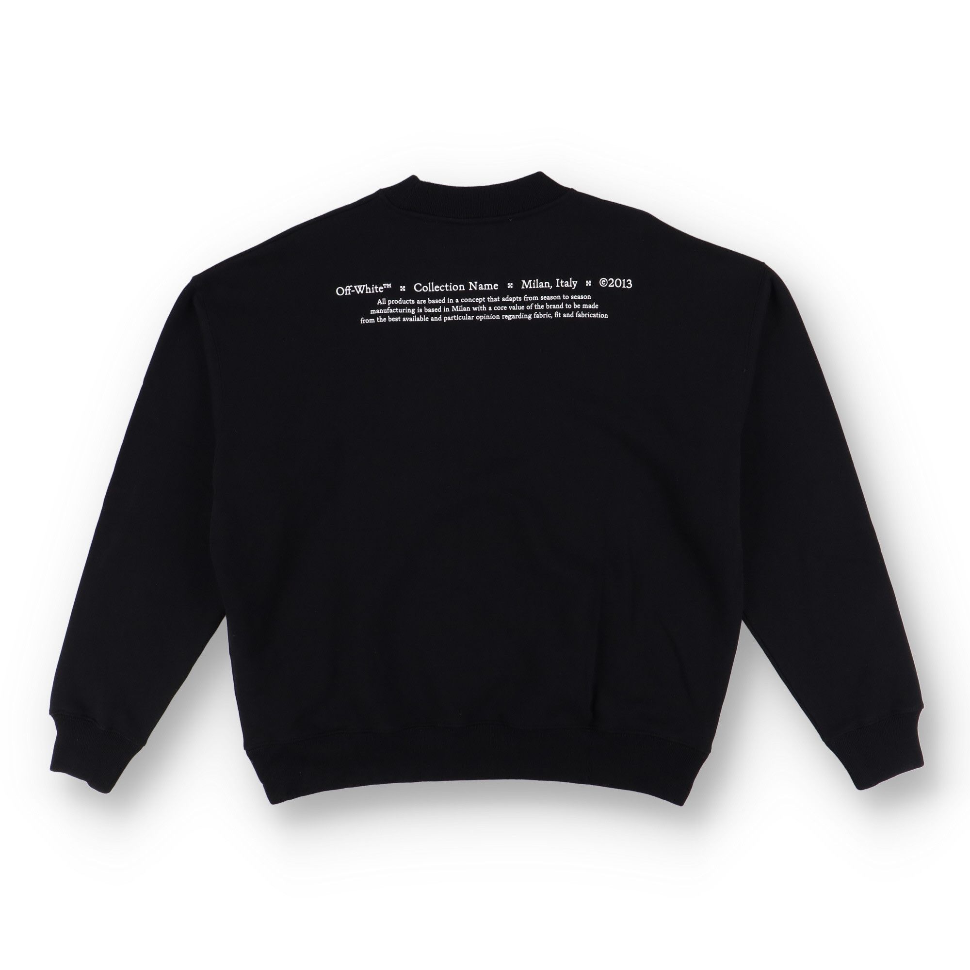 Off-White Black Caravaggio Boy Oversized Skate Sweatshirt Size US M / EU 48-50 / 2 - 7 Thumbnail