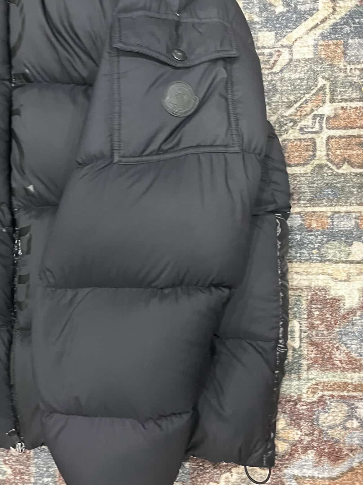 Moncler Moncler Black Hooded Puffer Jacket Size US XXL / EU 58 / 5 - 9 Thumbnail
