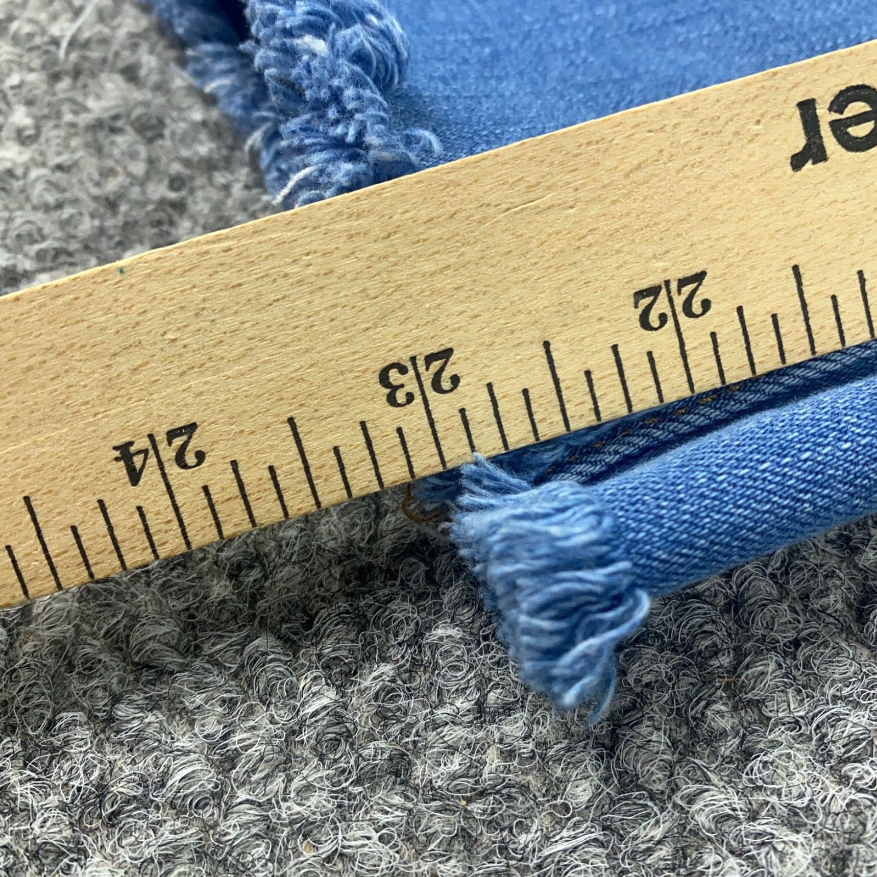 Madewell Madewell Jeans Capri Womens Size 29 Blue High Rise Road Tripper Crop Raw Hem Size 29" - 6 Thumbnail