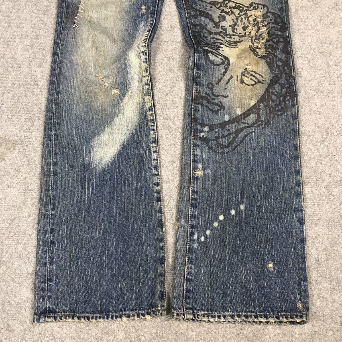 If Six Was Nine × PPFM × Tornado Mart FLARE PPFM JAPAN BOOT CUT DENIM PANTS Size US 32 / EU 48 - 2 Thumbnail