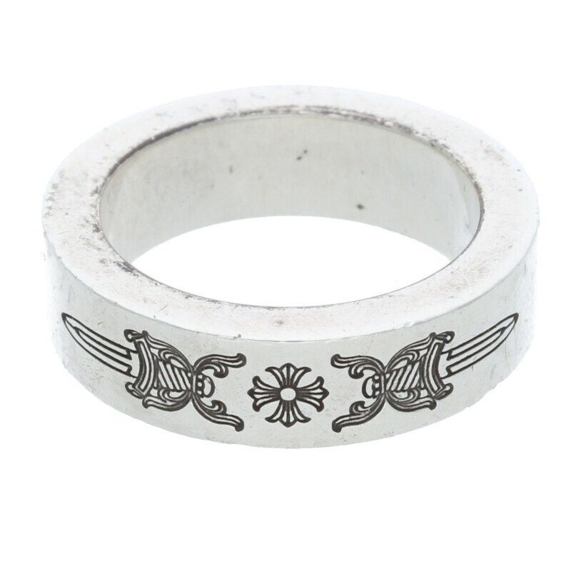 Chrome Hearts Chrome Hearts 6mm Silver Spacer Dagger Ring | Grailed