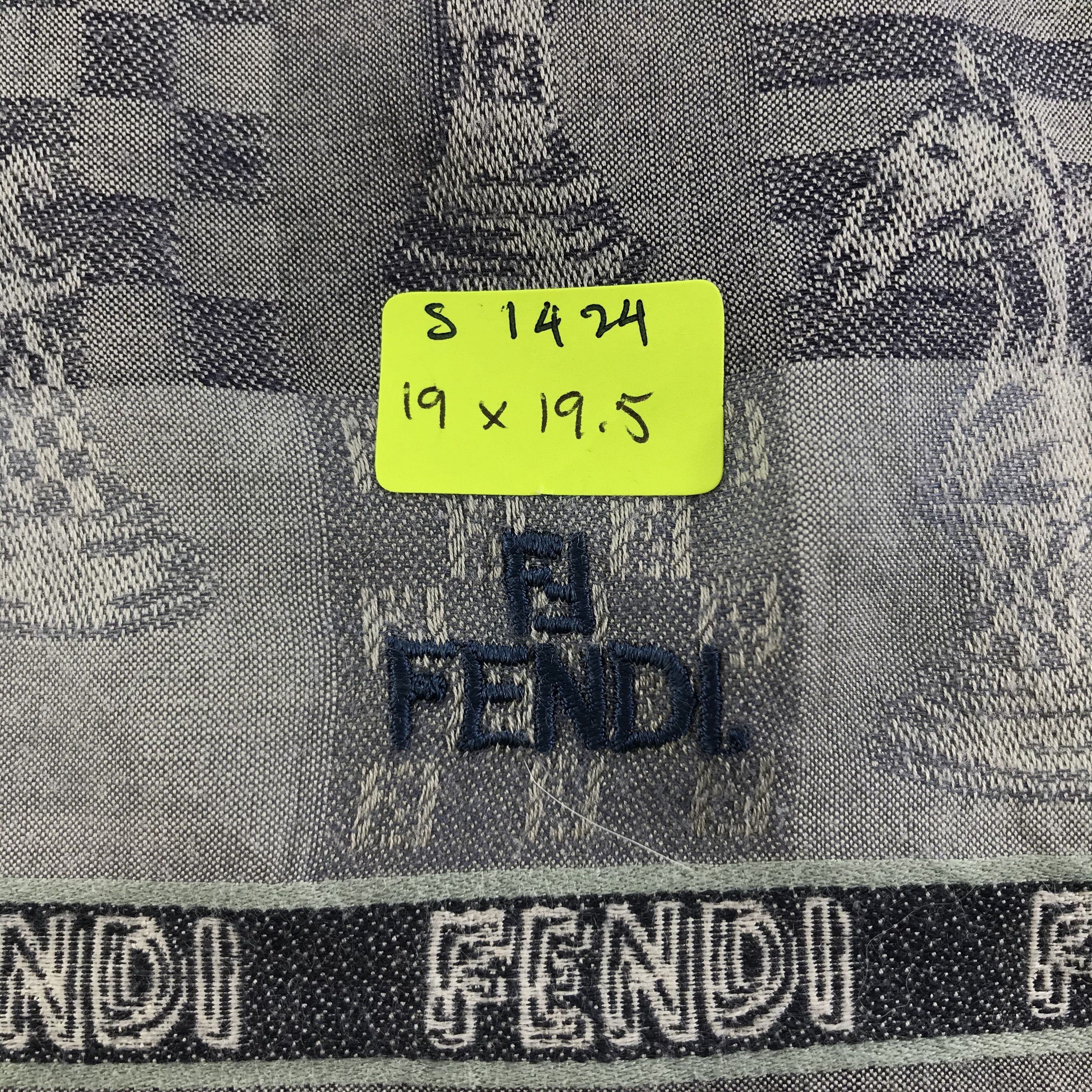 Vintage Vintage Fendi Bandana / Handkerchief / Neckerchief - S1424 Size ONE SIZE - 4 Thumbnail