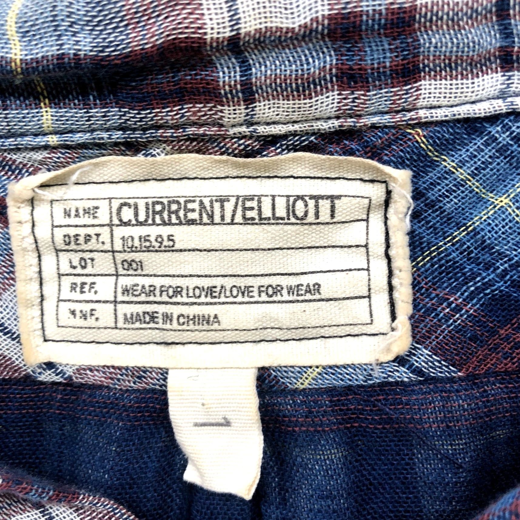 Vintage Current Elliott The Prep School Shirt Undertow Plaid Womens S Oversized Knit Button-Up Blue Casual Bohemian Grunge School 90s Womens Size S / US 4 / IT 40 - 5 Thumbnail