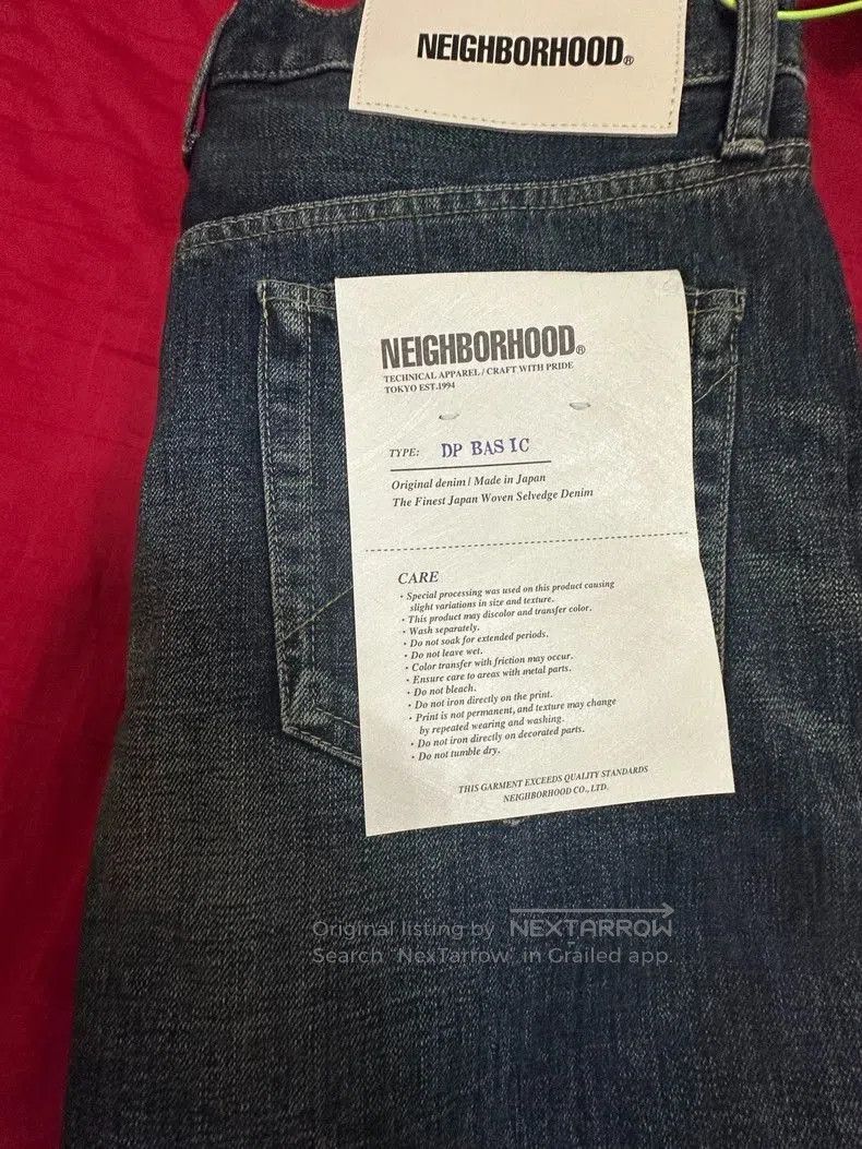 Neighborhood NEIGHBORHOOD Basic Washed Denim Jeans. Size US 28 / EU 44 - 5 Thumbnail