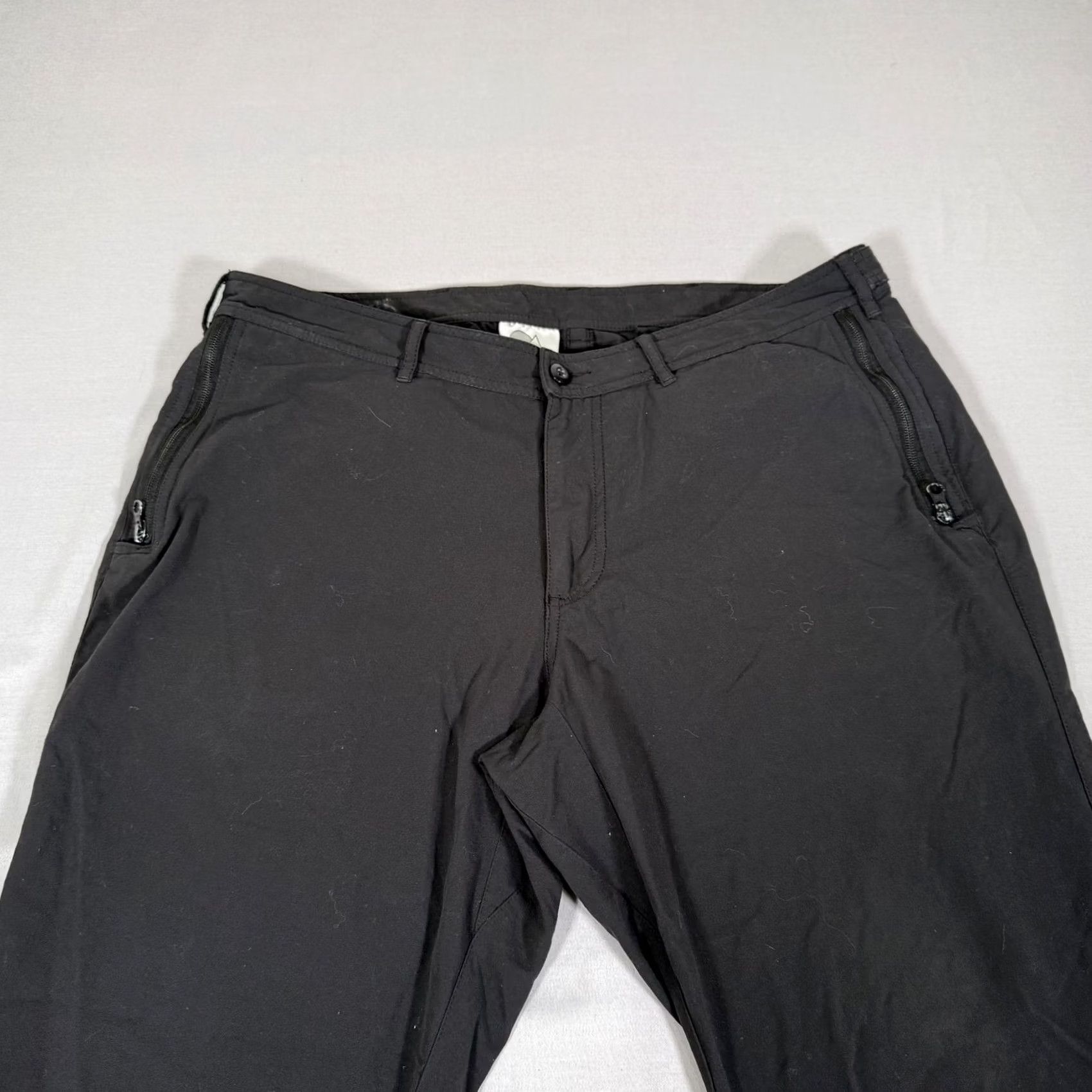 Vintage Clothing Arts Pants Mens Black 38x30 Pick Pocket Proof Travel Chino Lightweight Size US 38 / EU 54 - 2 Thumbnail