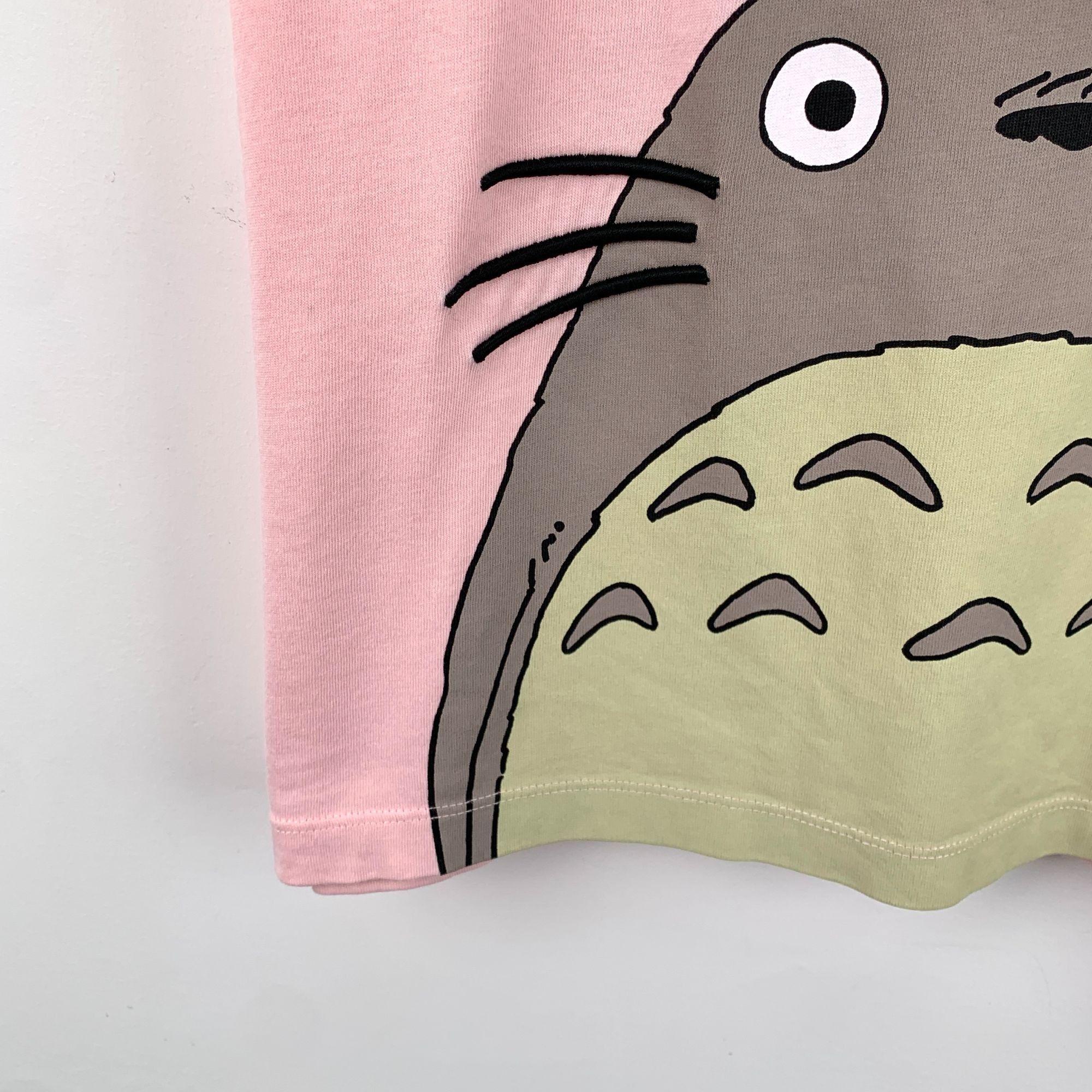 Loewe Loewe X Totoro Collaboration Pink Cotton Graphic Short-Sleev Size S / US 4 / IT 40 - 4 Thumbnail