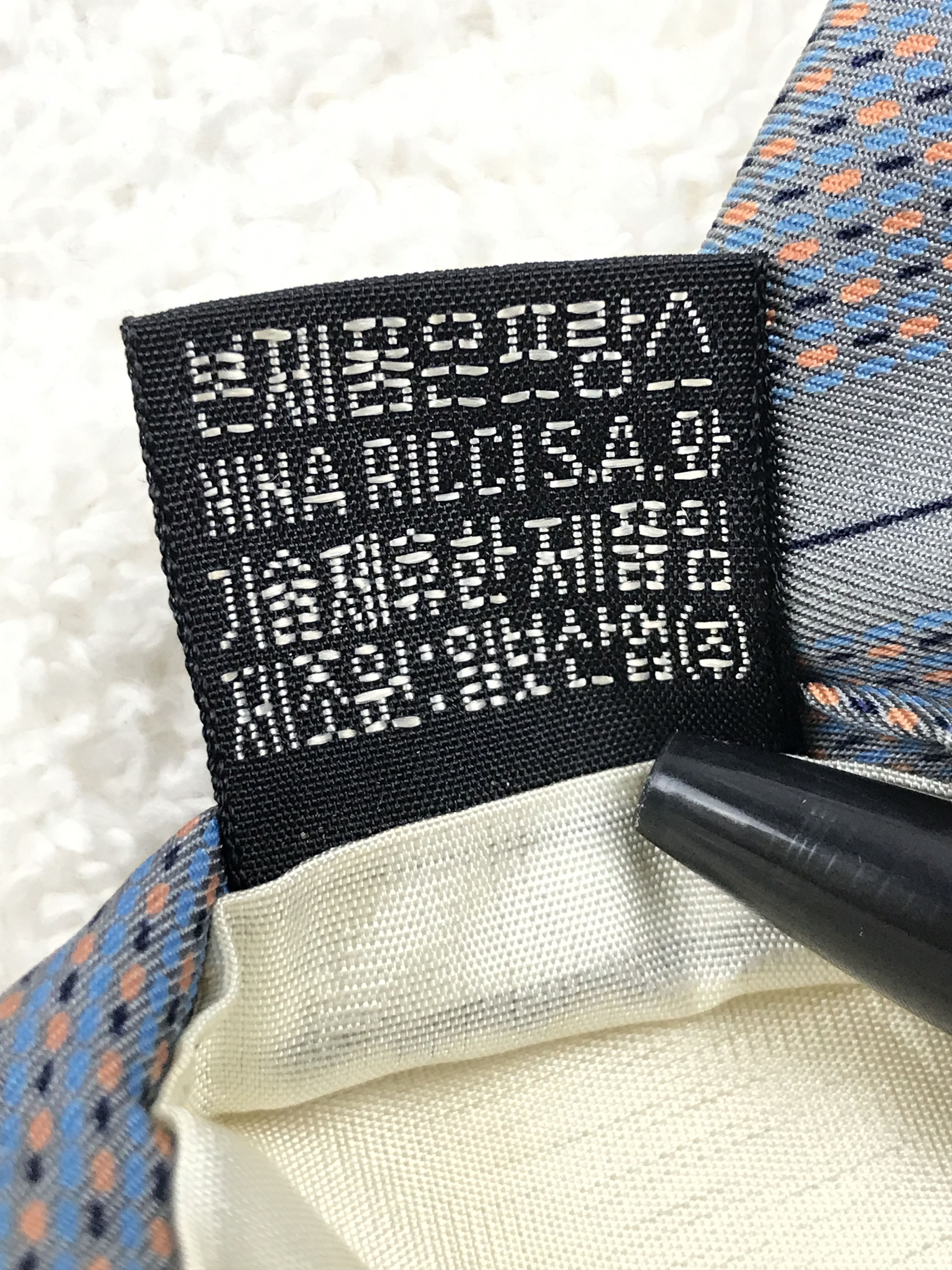 Designer × Vintage Vintage Nina Ricci Silk Necktie Size ONE SIZE - 10 Thumbnail