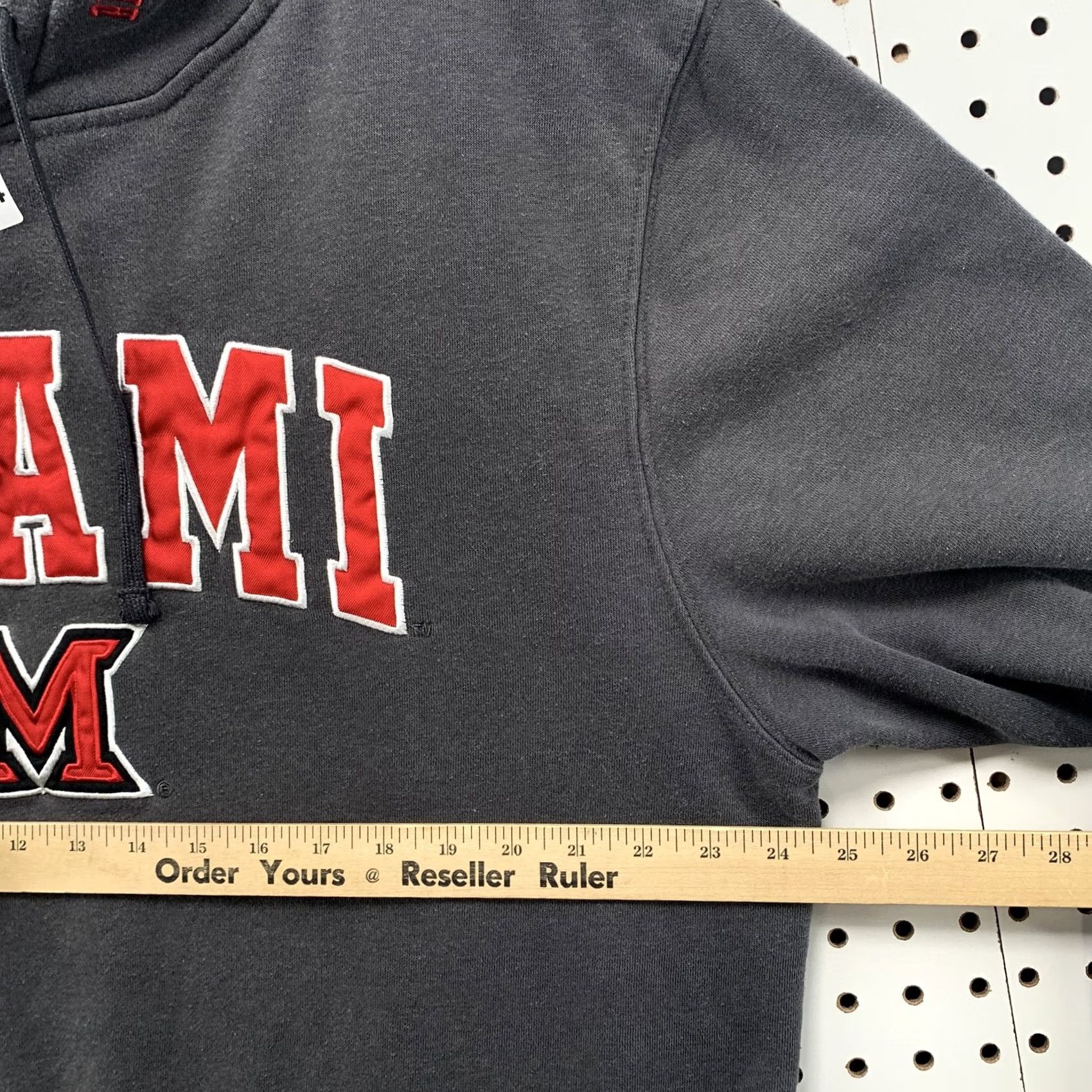 Vintage Colosseum Miami Ohio Univerity Hoodie Sweatshirt Gray Mens 2XL Long Sleeve Pullover Size US XXL / EU 58 / 5 - 4 Thumbnail
