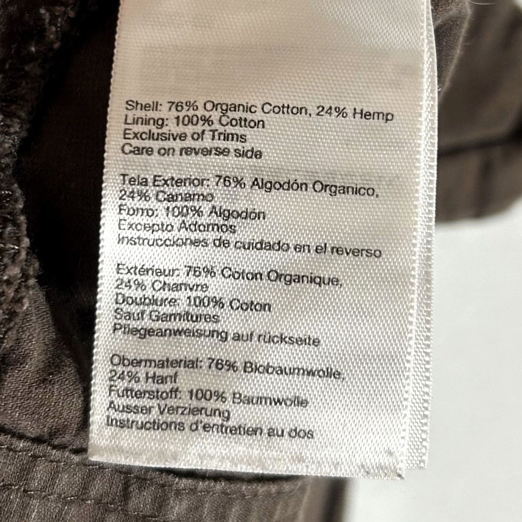 Marmot Marmot Capri Pants Women's 10 Hemp & Organic Cotton Fabric Draw String Hem Brown Size 32" / US 10 / IT 46 - 7 Thumbnail