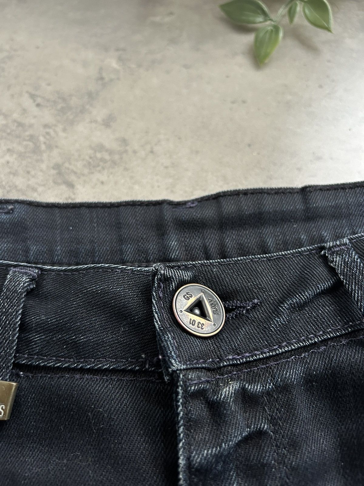 G-Star Vintage Cargo GStar waxed skirt denim Size 29" - 4 Thumbnail