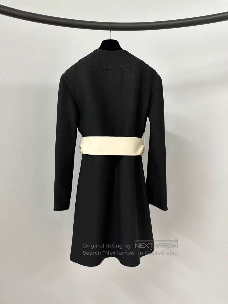 Valentino Valentino Silk wool dress with bow Size S / US 4 / IT 40 - 2 Thumbnail
