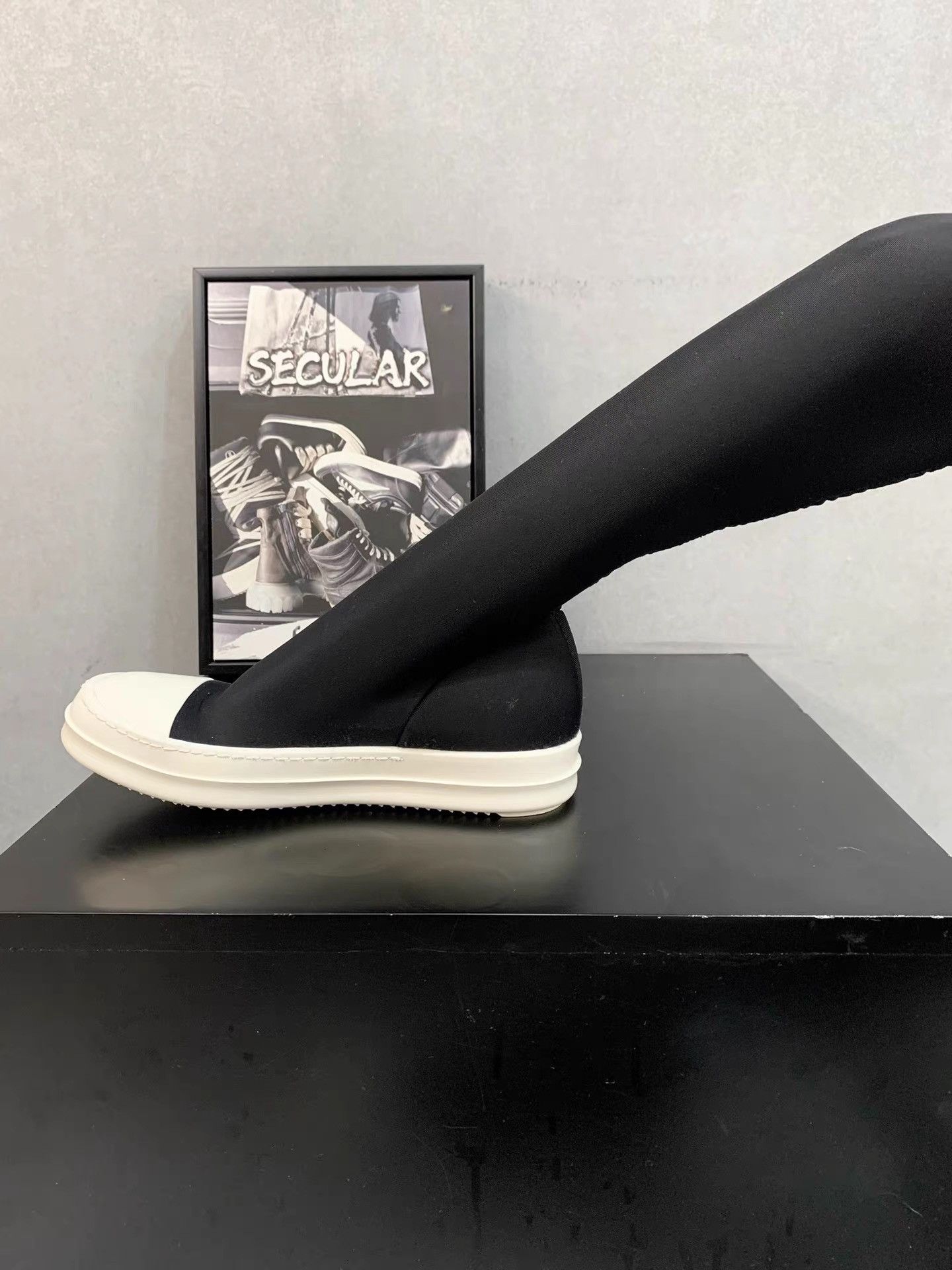 Rick Owens Rick Owens DRKSHDW Over-the-Knee Goddess Boots K34 Size US 6 / IT 36 - 6 Thumbnail