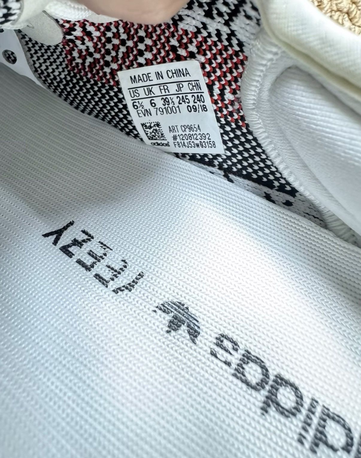 Adidas Adidas Yeezy 350 Zebra 2020 CP9654 K37 Size US 6.5 / EU 39-40 - 6 Thumbnail