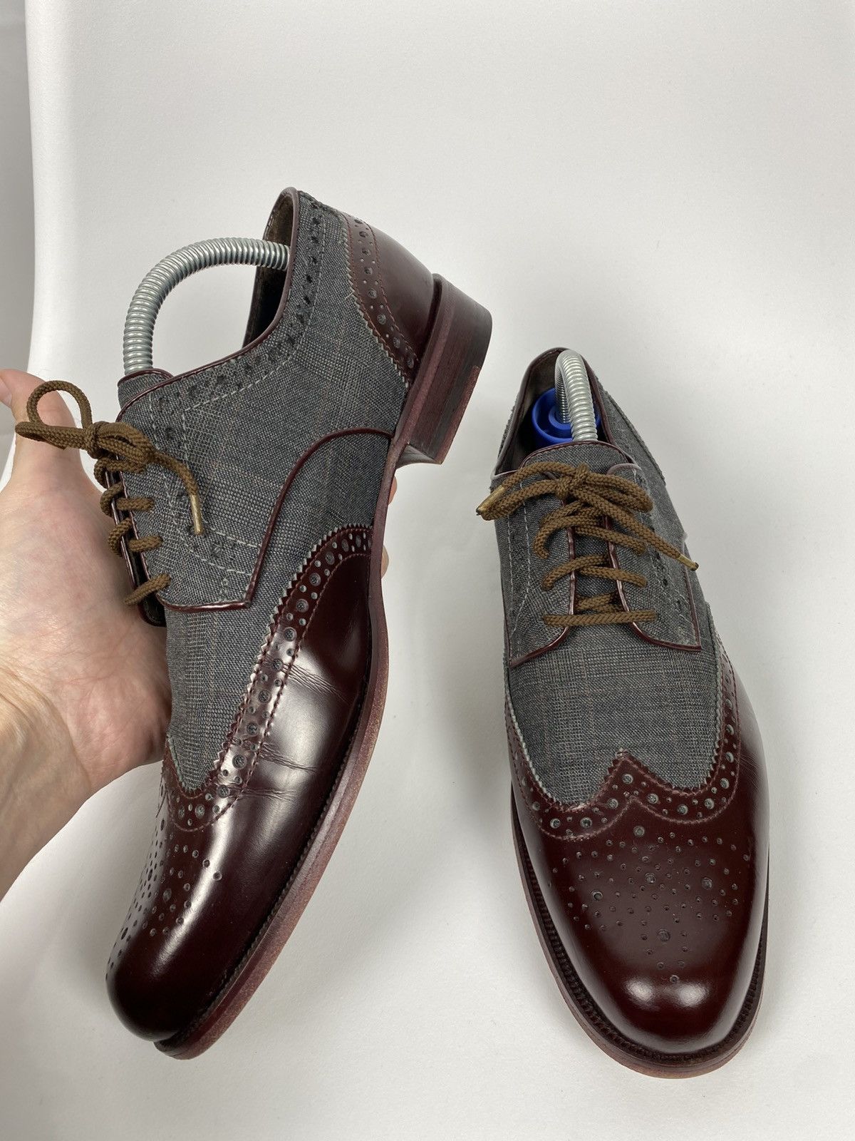 Dsquared2 Dsquared2 Derby Brogues Denim Leather size 40.5 Size US 10.5 / IT 40.5 - 6 Thumbnail