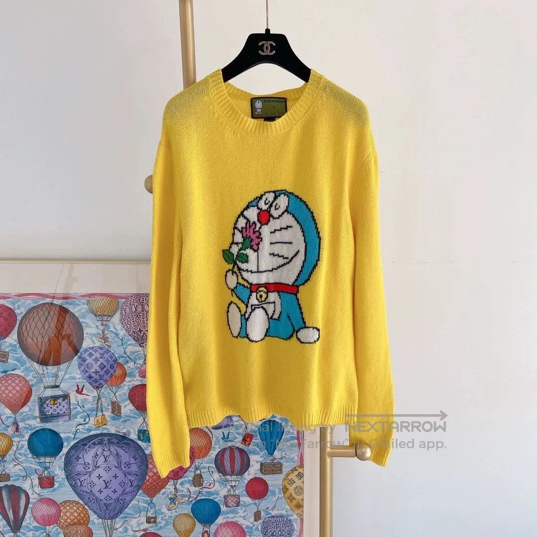 Gucci Yellow Long Sleeve Cartoon Character Sweater. Size US M / EU 48-50 / 2 - 1 Thumbnail