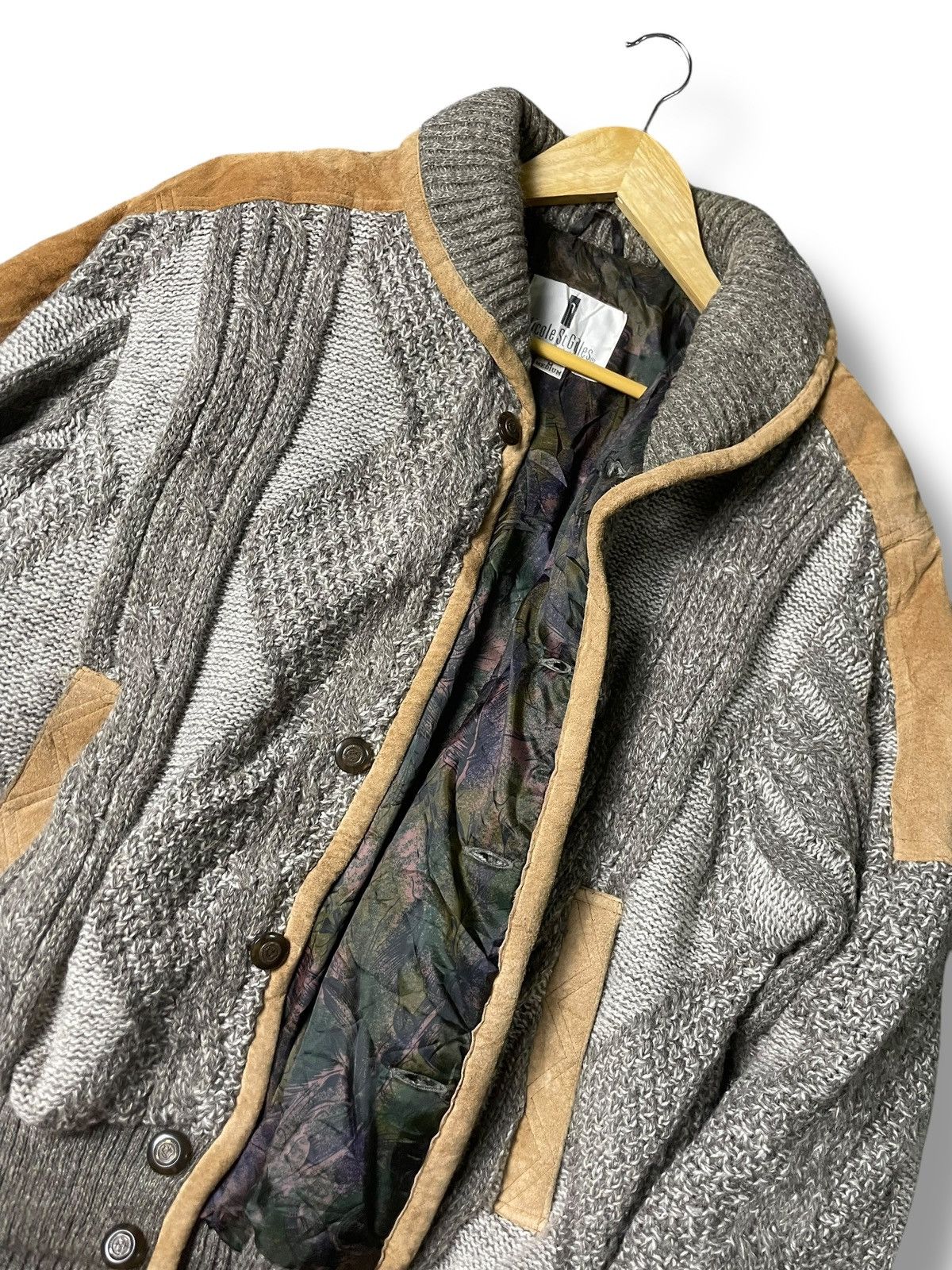 Japanese Brand × Vintage Nicoles St Gilles Paris Wool Button Jacket (56) Size US M / EU 48-50 / 2 - 9 Thumbnail