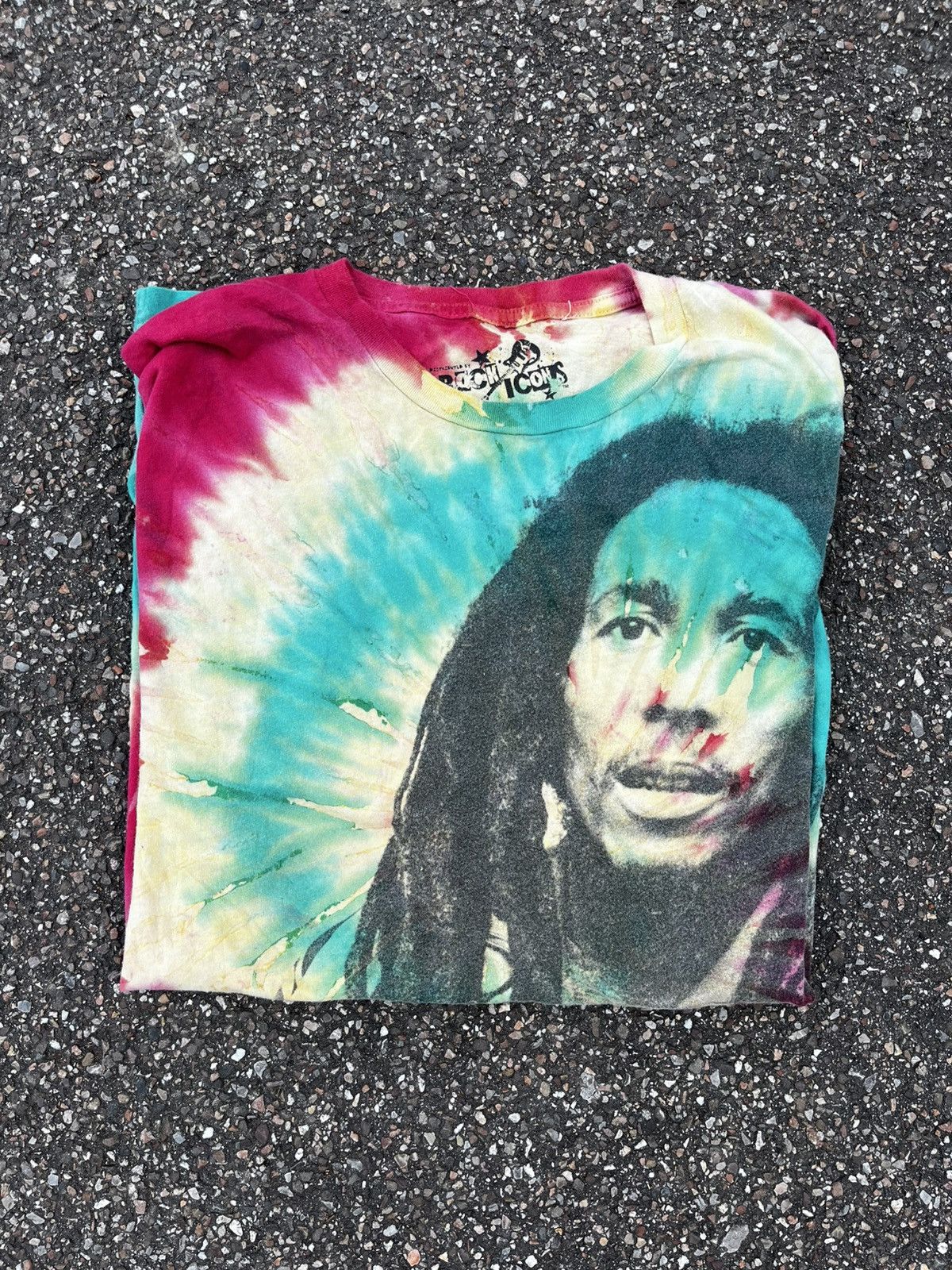 Other Bob Marley “Destroyed Crewneck” T-Shirt by Rock Icons (2009) Size US L / EU 52-54 / 3 - 4 Thumbnail