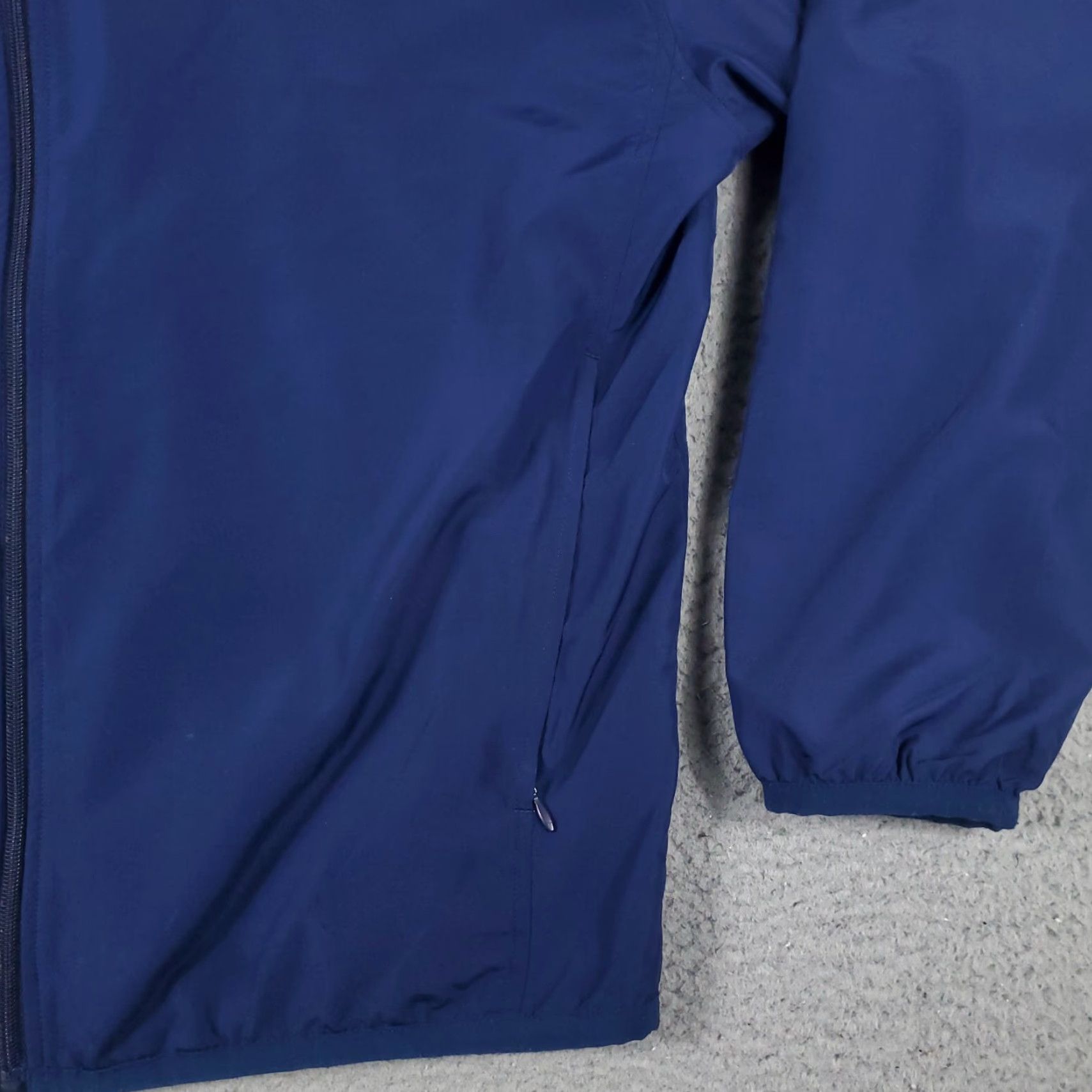 Adidas Adidas Jacket Mens M Blue Full Zip Windbreaker Winter All Seasons Sports Regular 100% Polyester Size US M / EU 48-50 / 2 - 5 Thumbnail