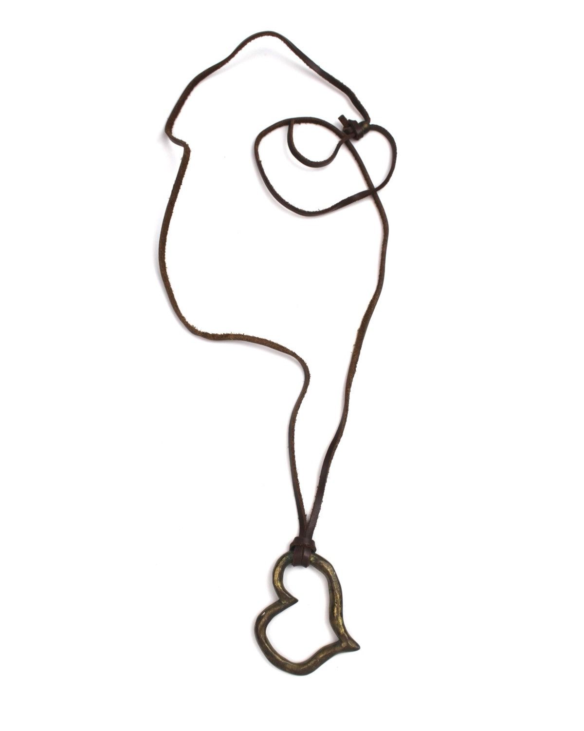 Hysteric Glamour 2000S JAPANESE RUSTY HAND-FORGED OPEN HEART NECKLACE Size ONE SIZE - 1 Thumbnail