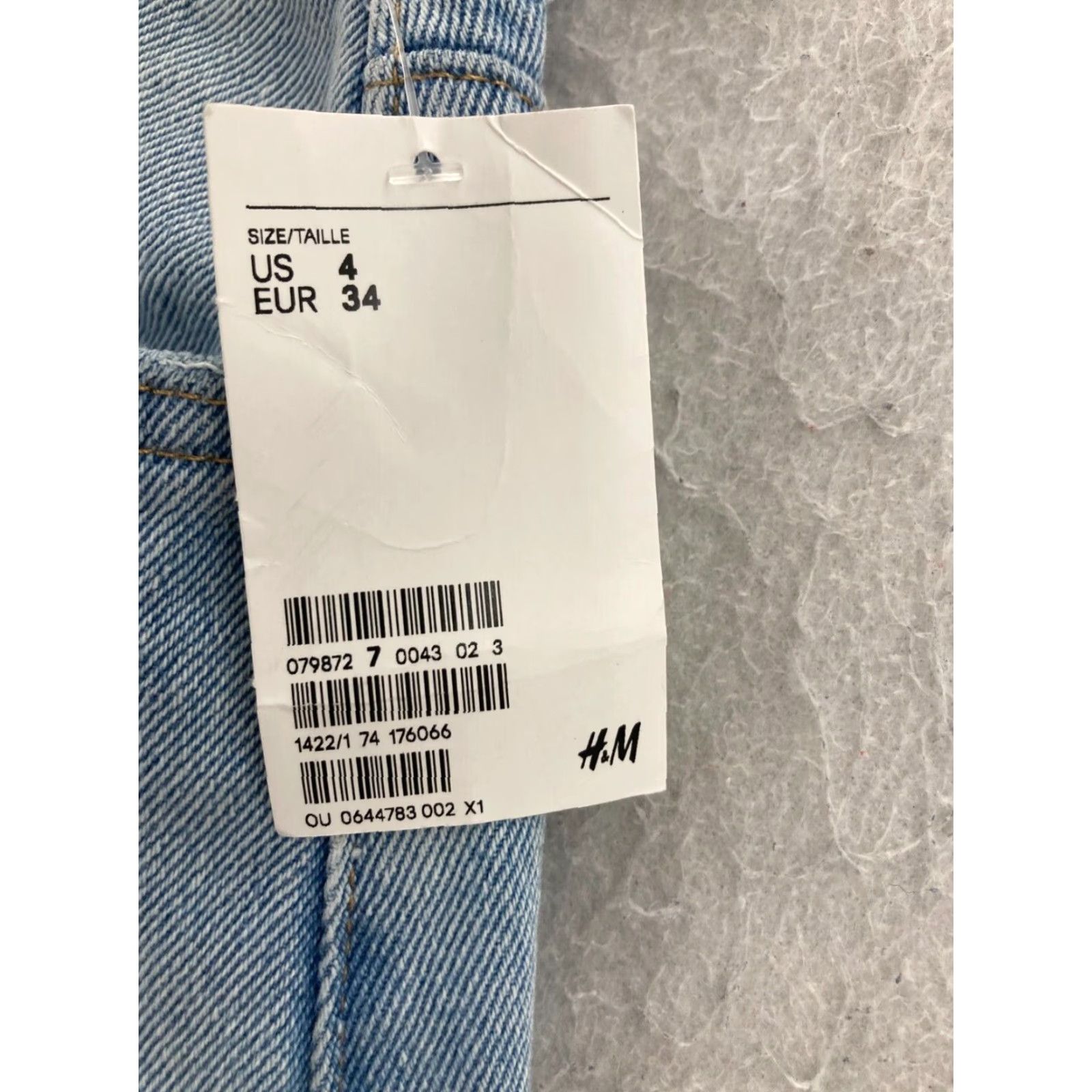 H&M H&M Jean Skirt Womens 4 Distressed NWT Size 27" / US 4 / IT 40 - 5 Thumbnail