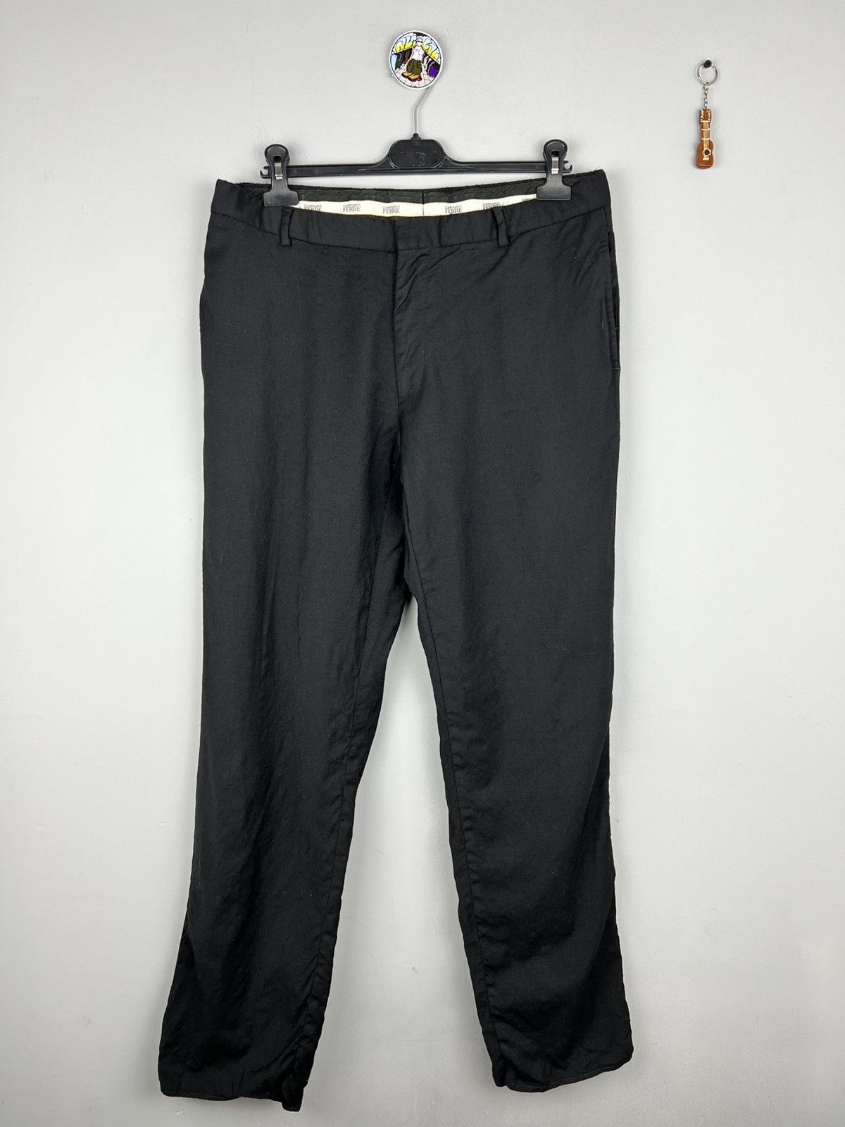 GF Ferre × Gianfranco Ferre Gianfranco Ferre Classic Black Pants Size US 34 / EU 50 - 1 Thumbnail