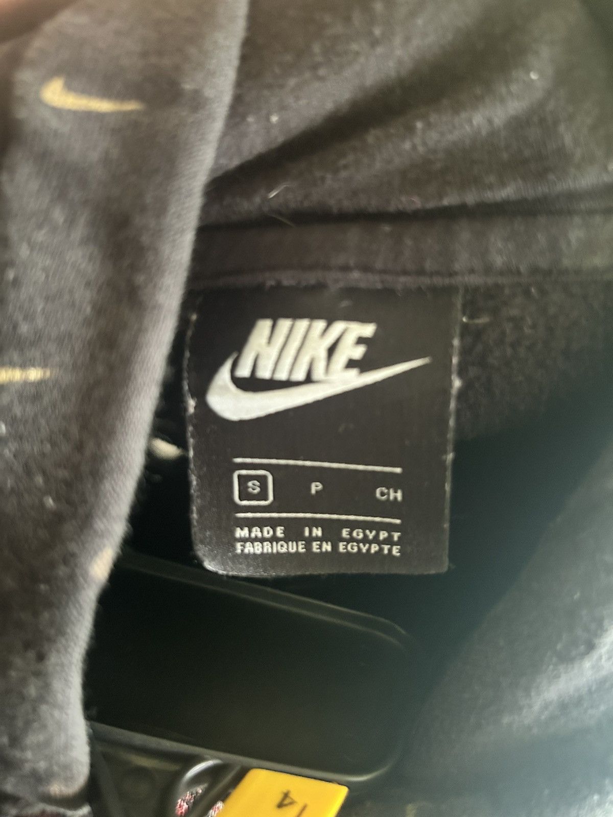 Nike Nike All-Over Mini Swoosh Hoodie Black Embroidered Pullover Size US S / EU 44-46 / 1 - 5 Thumbnail