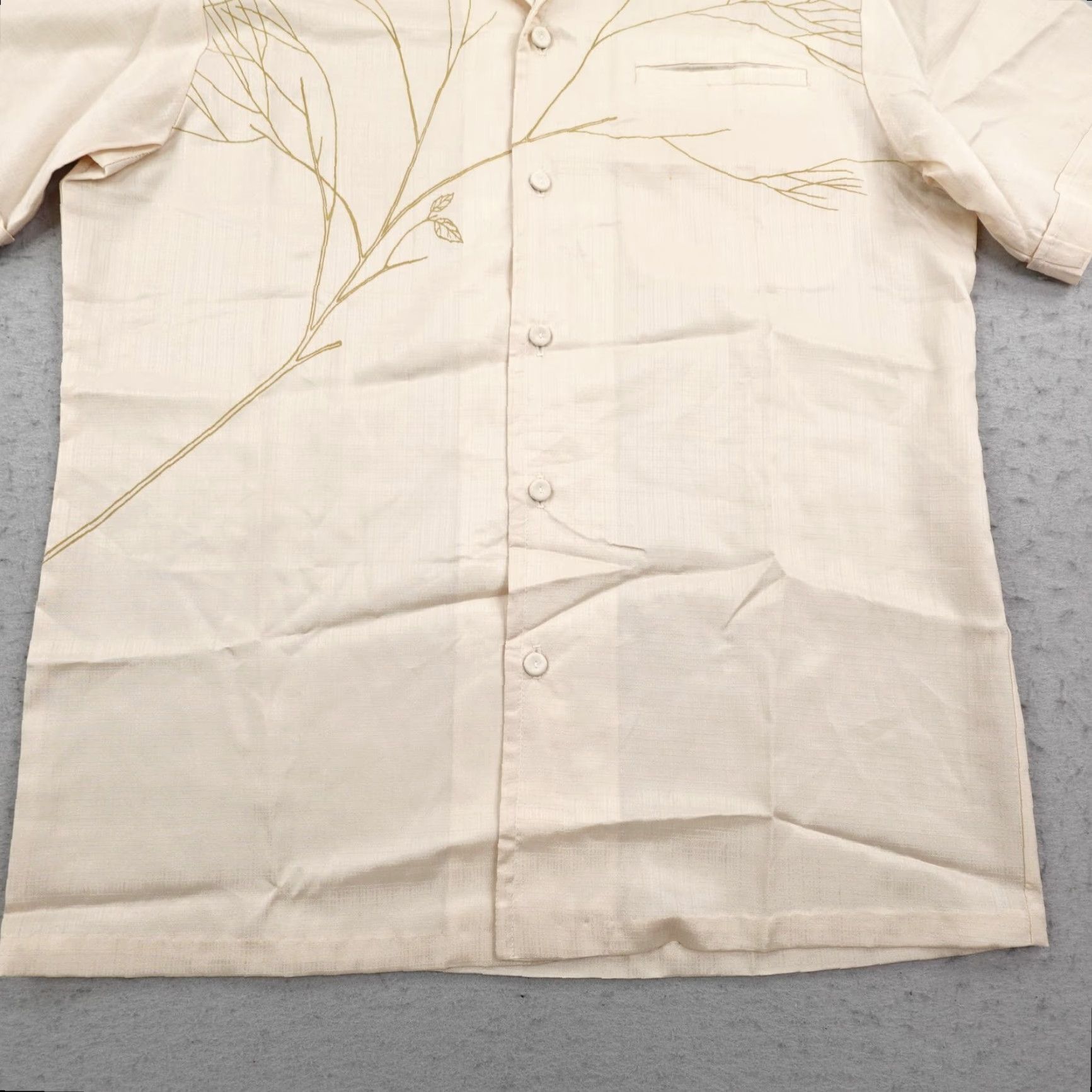 Vintage VINTAGE McInerny Shirt Mens Large Beige Hawaiian Aloha Button Up Camp Dagger 60s Size US L / EU 52-54 / 3 - 5 Thumbnail