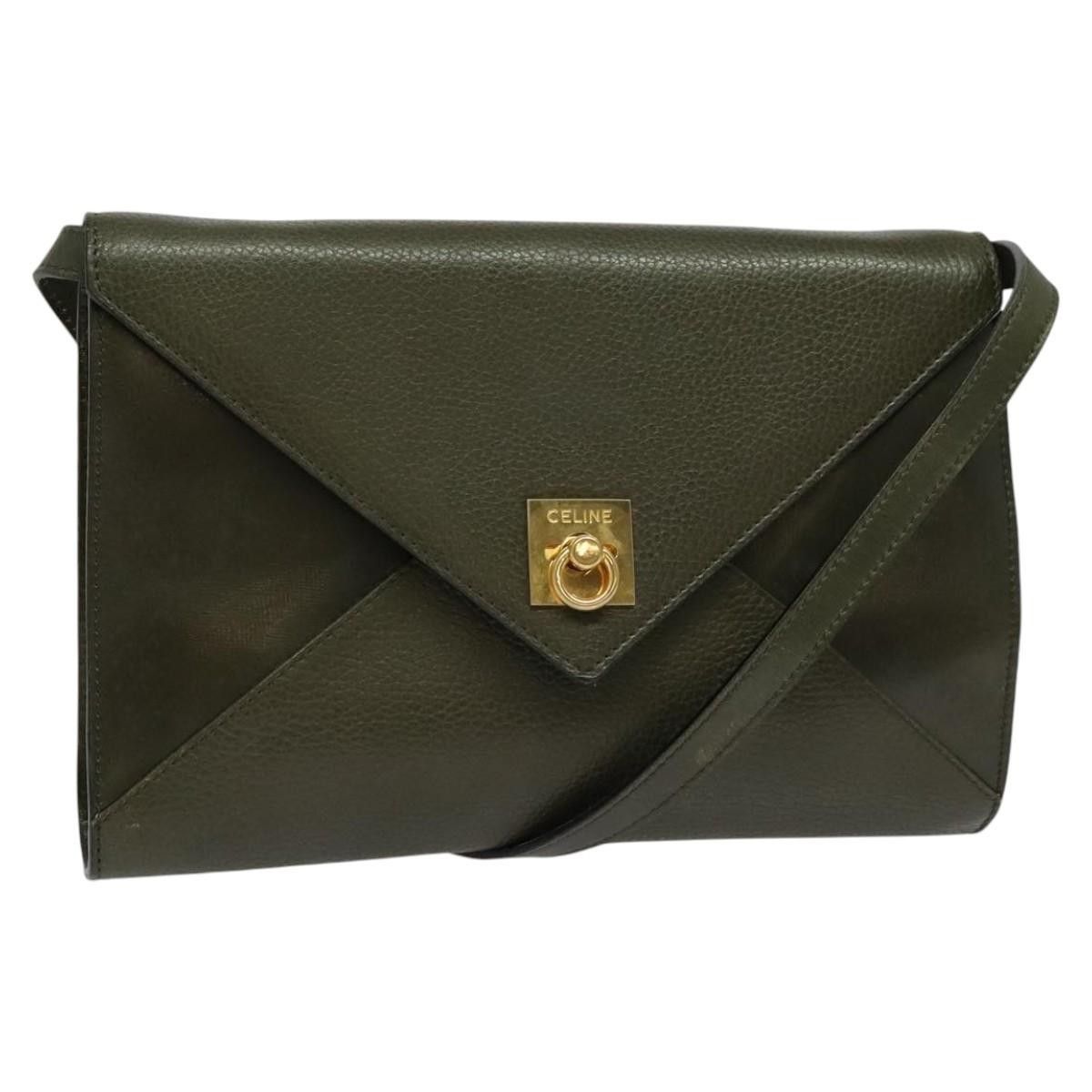 Celine Celine Envelope Shoulder Bag Leather Size ONE SIZE - 1 Thumbnail