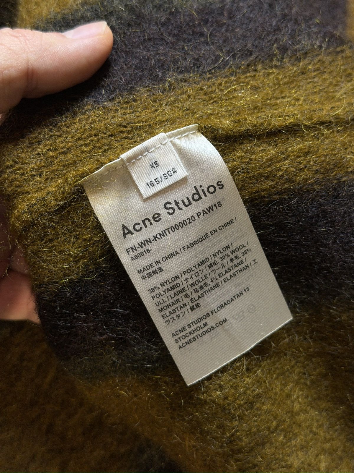 Acne Studios Acne studios brown mohair sweater Size L / US 10 / IT 46 - 10 Thumbnail