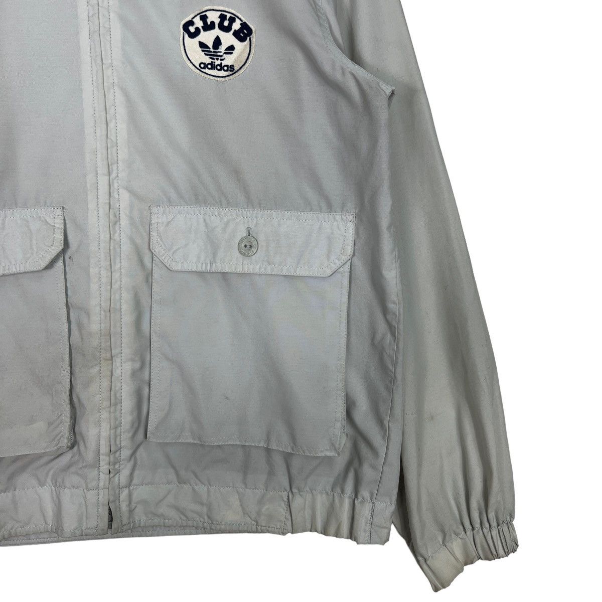 Adidas × Vintage 🔥 80s ADIDAS CLUB LIGHT NYLON JACKET MADE IN JAPAN Size US M / EU 48-50 / 2 - 5 Thumbnail